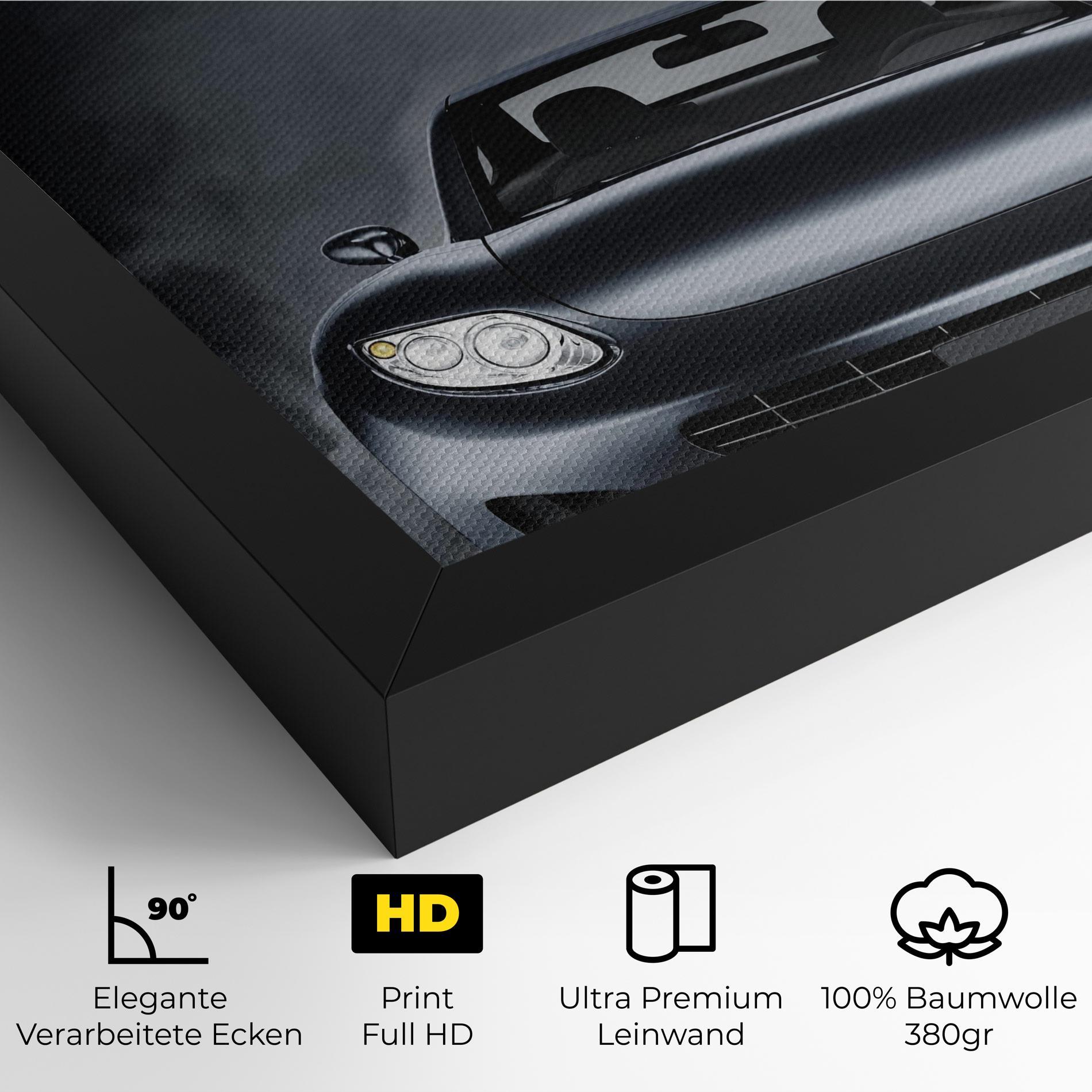Leinwandbild Black Front Car mockup 4