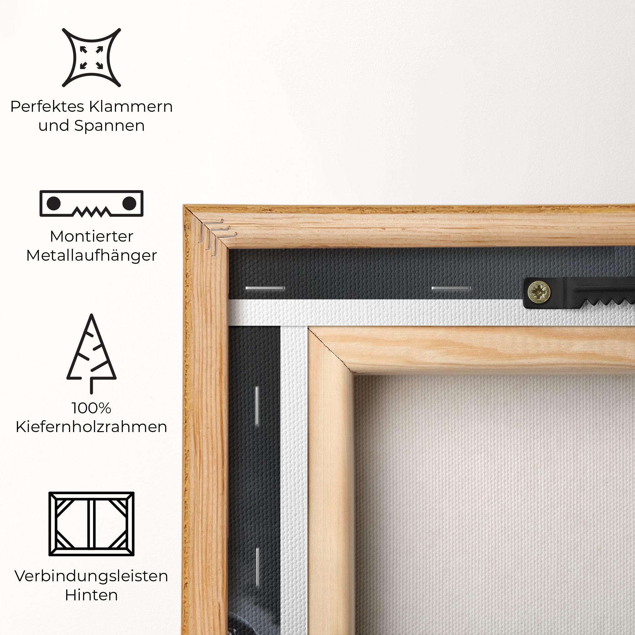 Leinwandbild Black Front Car mockup 5