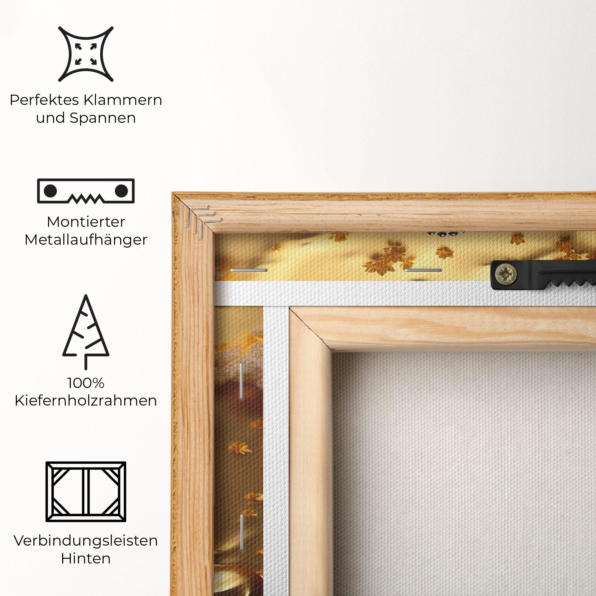 Leinwandbild Strong Gold Buddha mockup 5