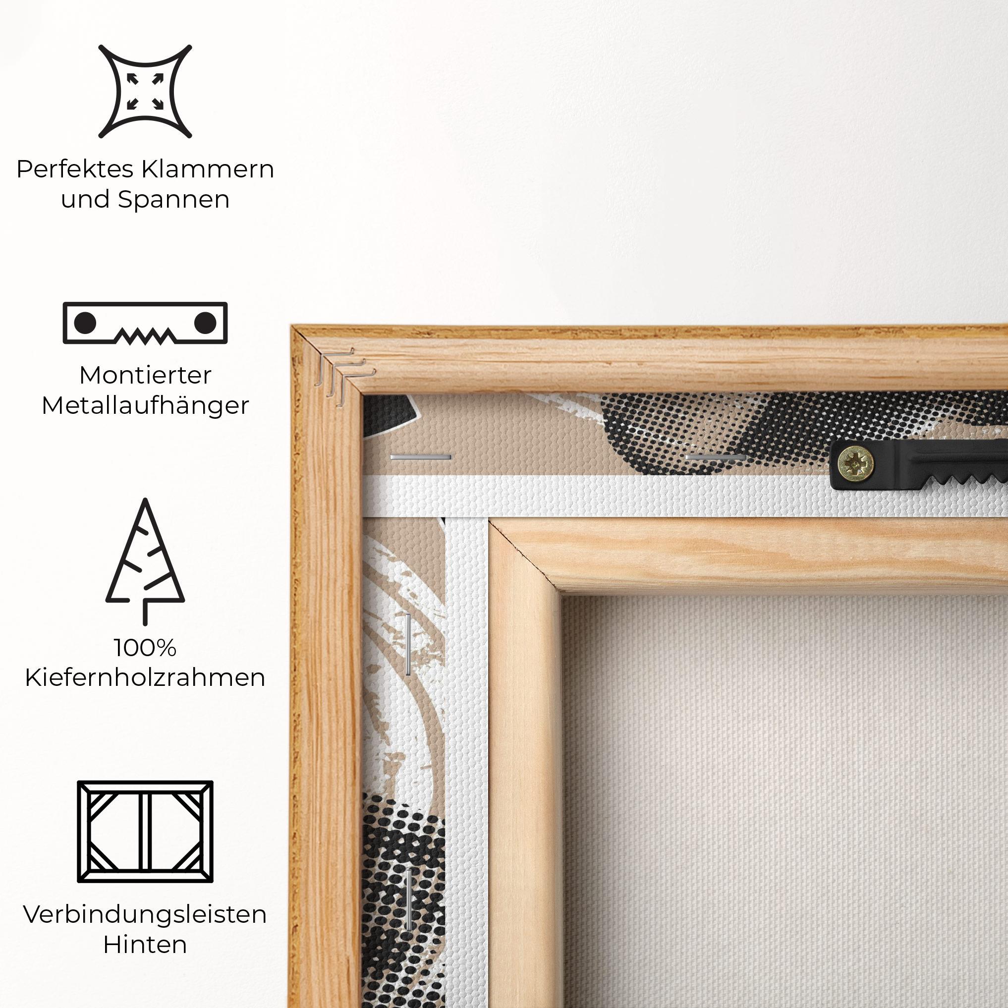 Leinwandbild Lips Mouth Collage mockup 5