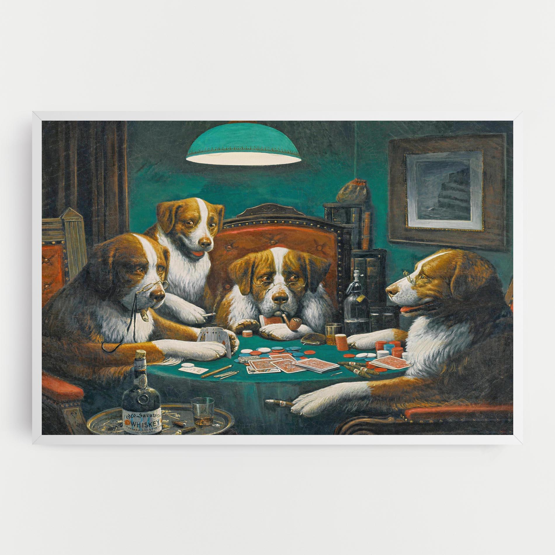 Leinwandbild Poker Game mockup 0