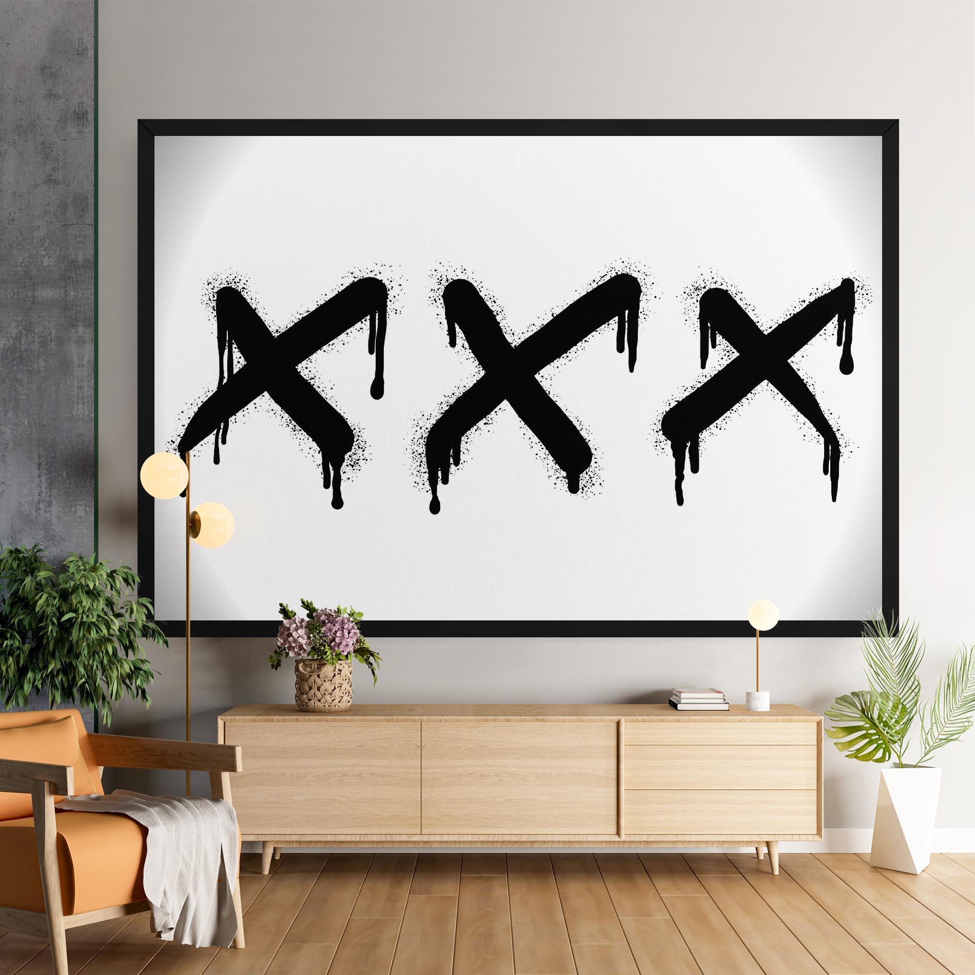 Leinwandbild Grafiti X Spray mockup 9