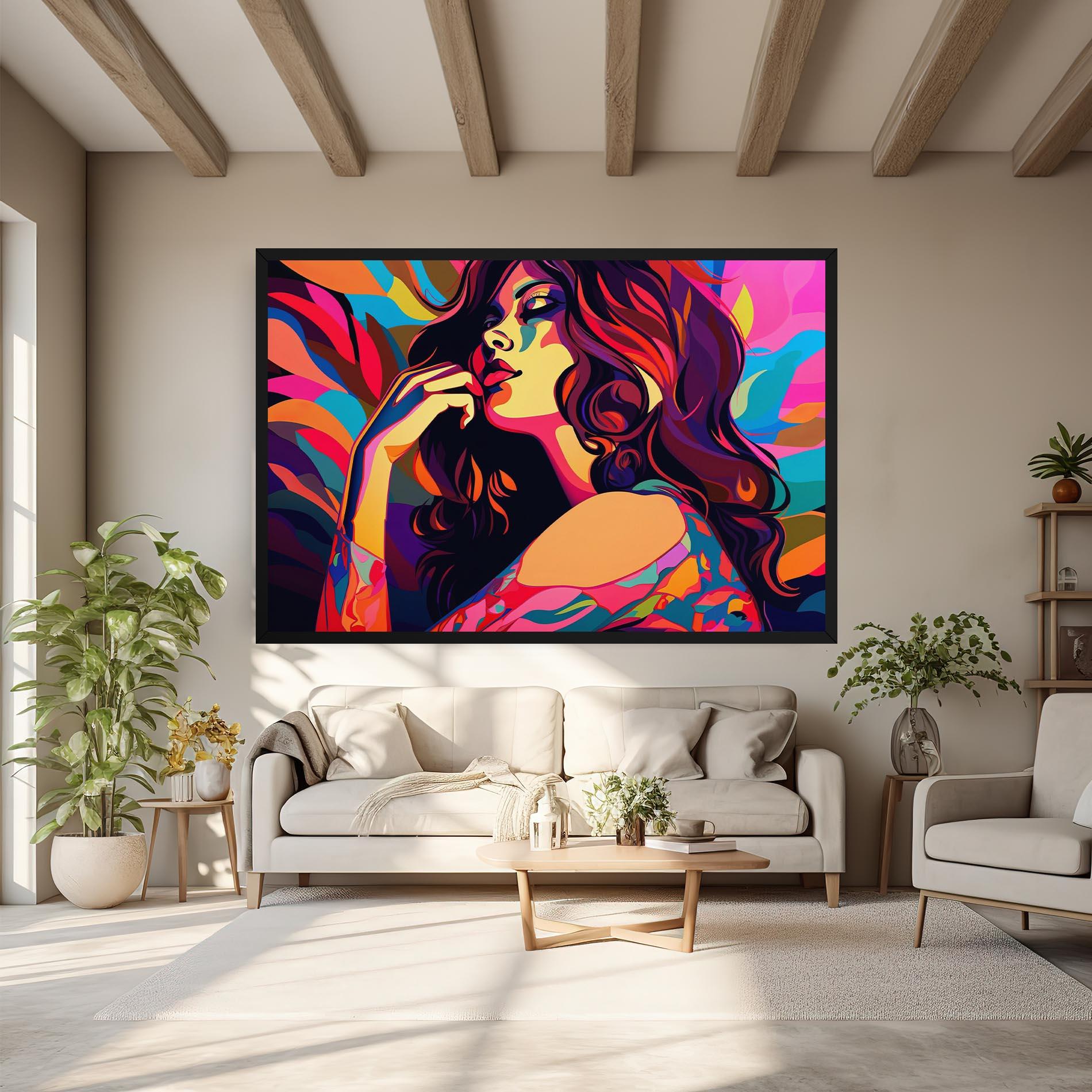 Leinwandbild Pop Color Mix mockup 6