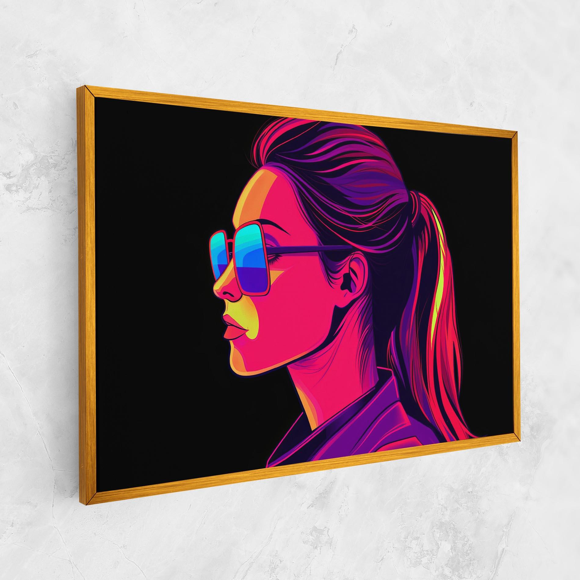 Leinwandbild Purple Pop Hair mockup 1