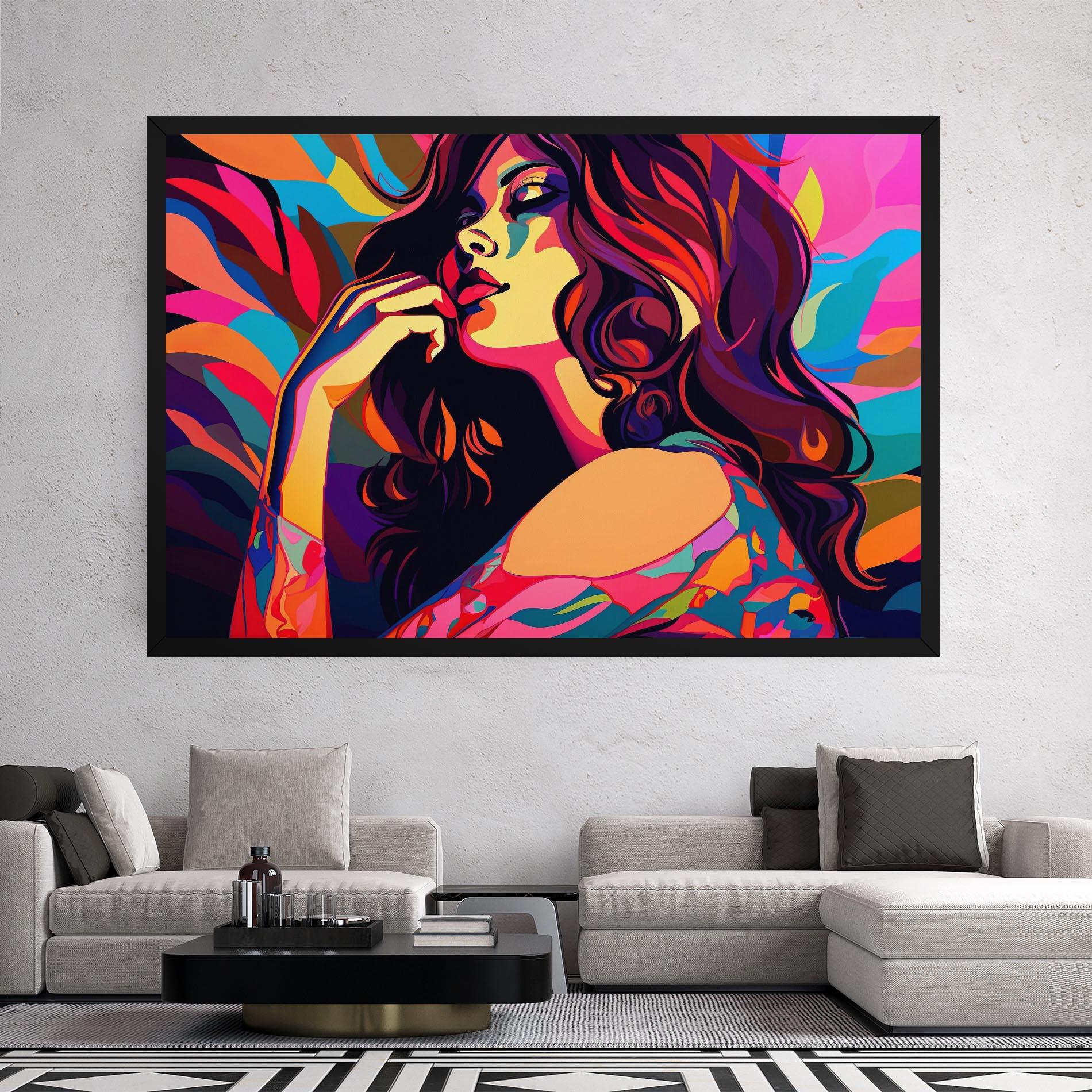 Leinwandbild Pop Color Mix mockup 2