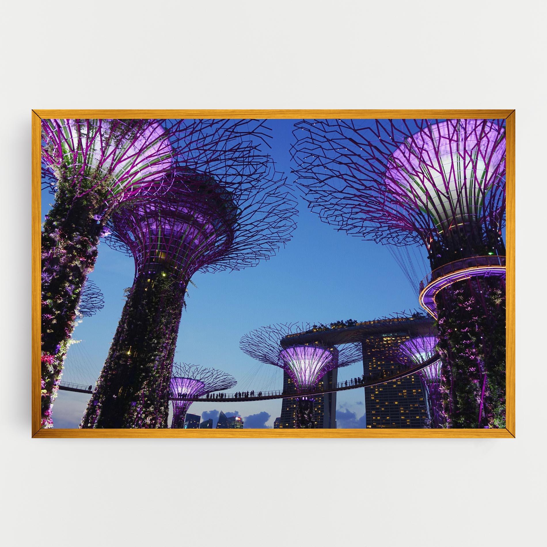 Leinwandbild Gardens By The Bay mockup 0