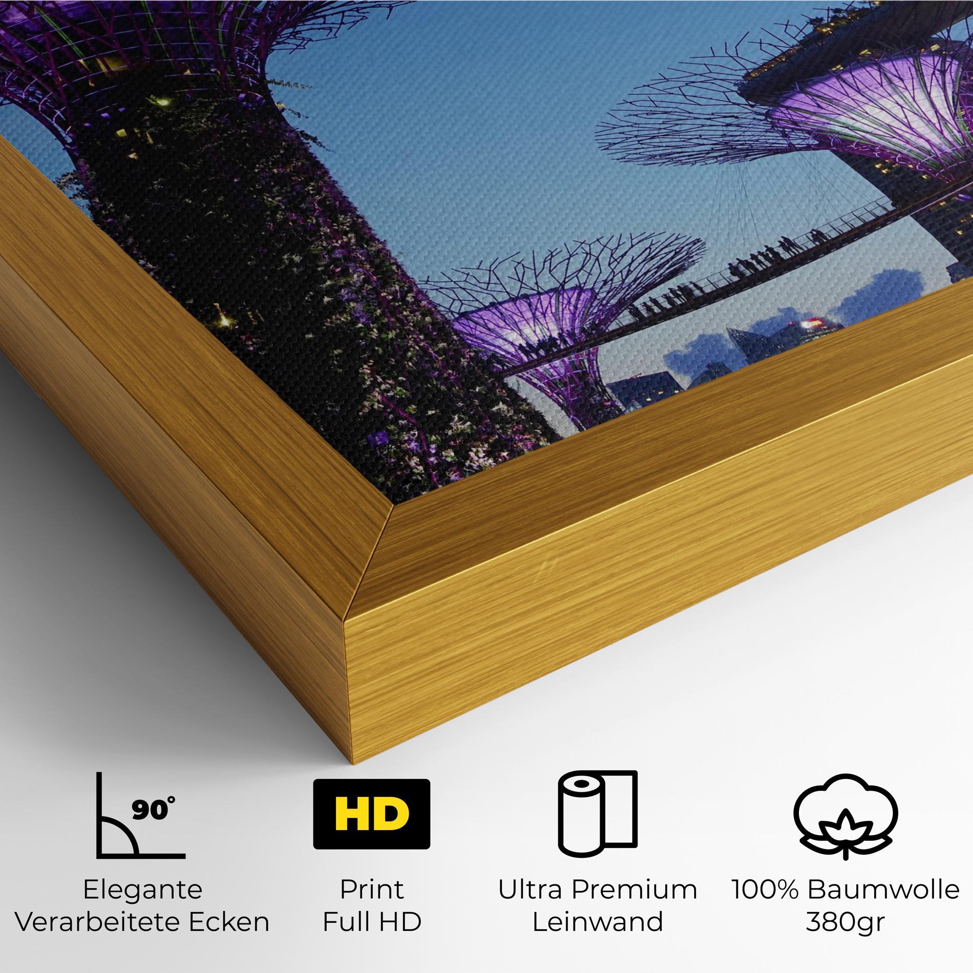 Leinwandbild Gardens By The Bay mockup 4