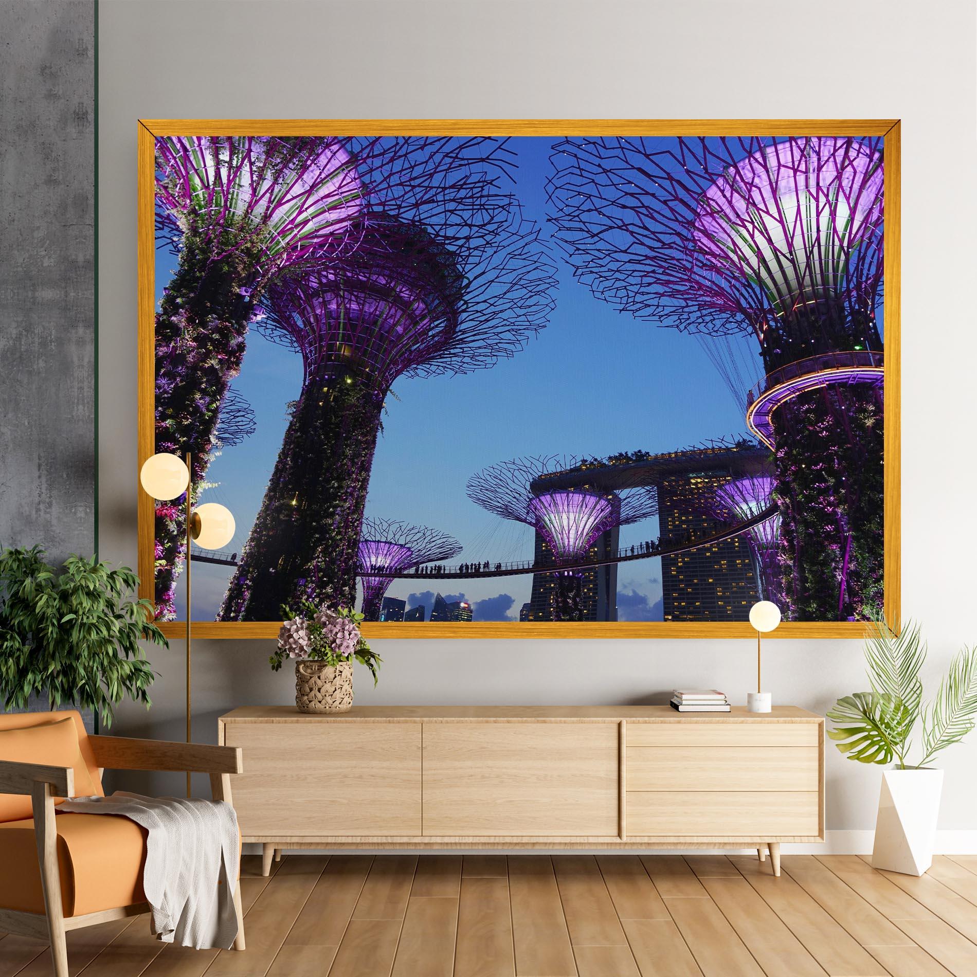 Leinwandbild Gardens By The Bay mockup 9