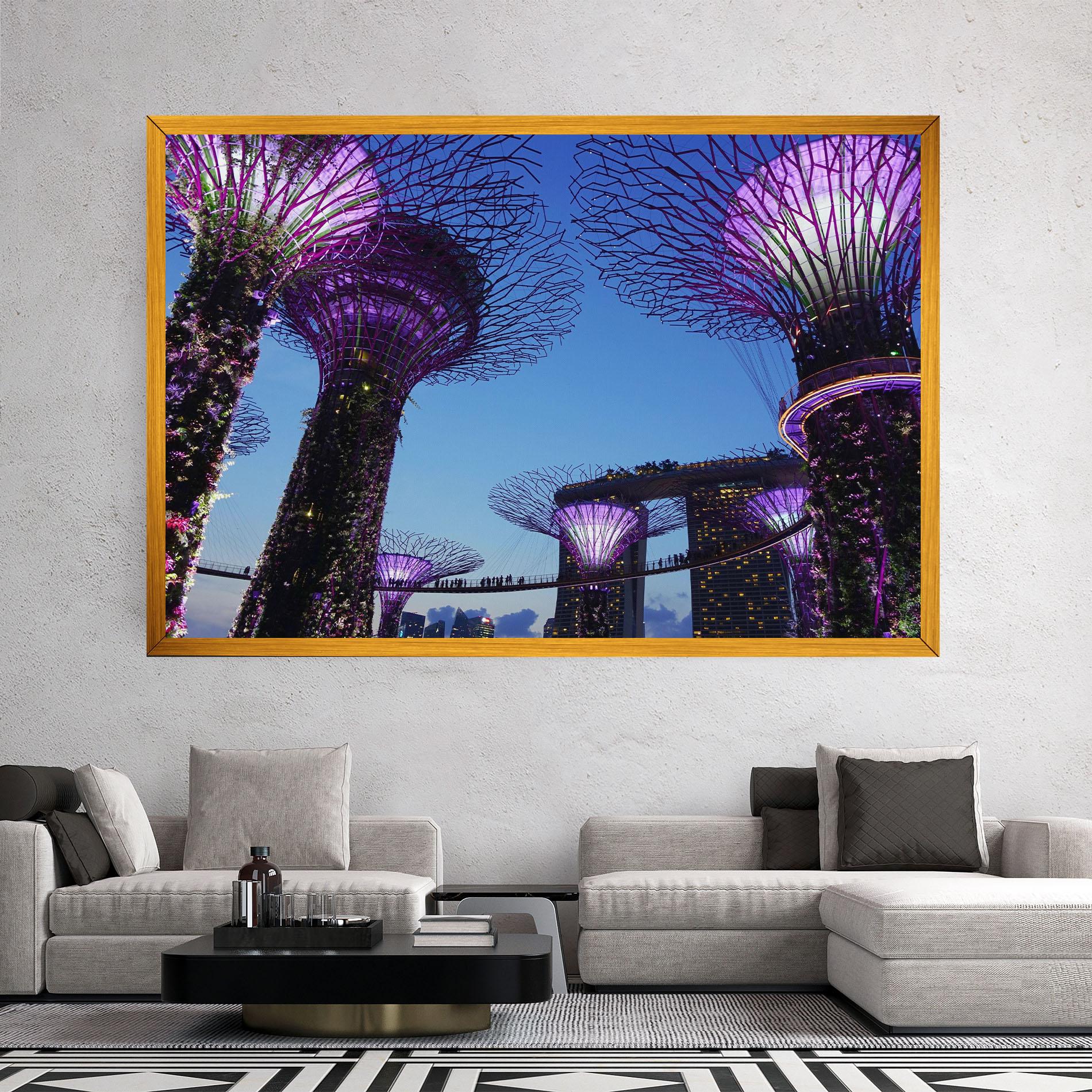 Leinwandbild Gardens By The Bay mockup 2