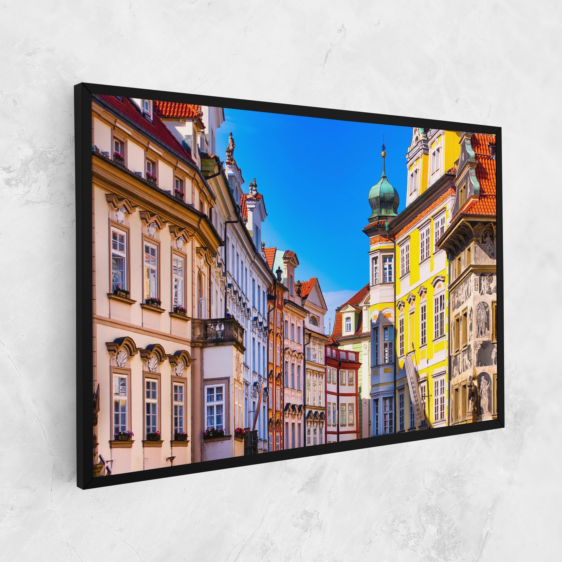 Leinwandbild Prague Buildings mockup 1