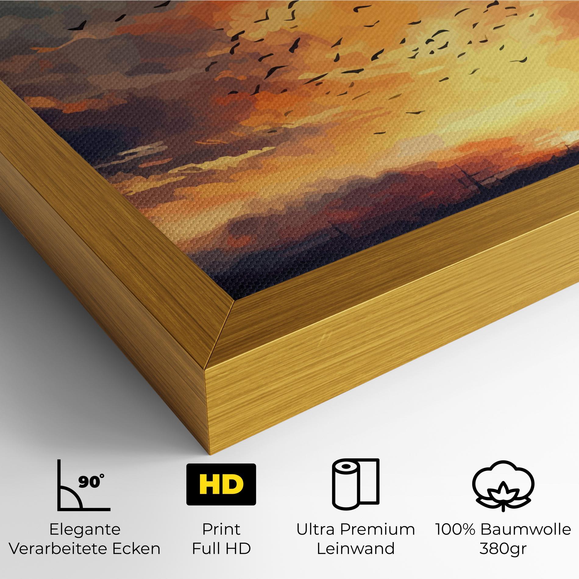Leinwandbild Majestic Sunset mockup 4