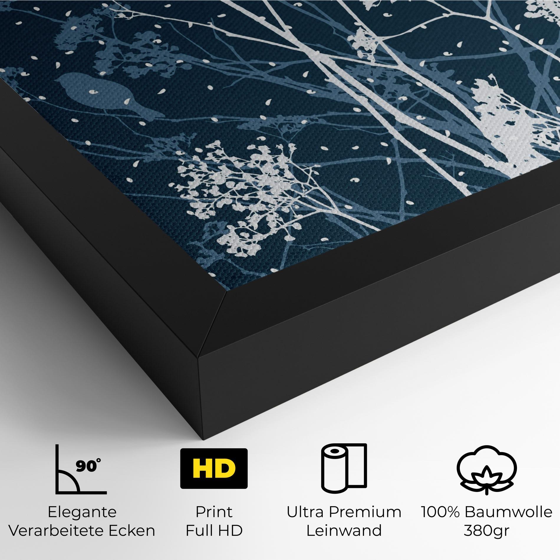 Leinwandbild Meadow Flowers mockup 4