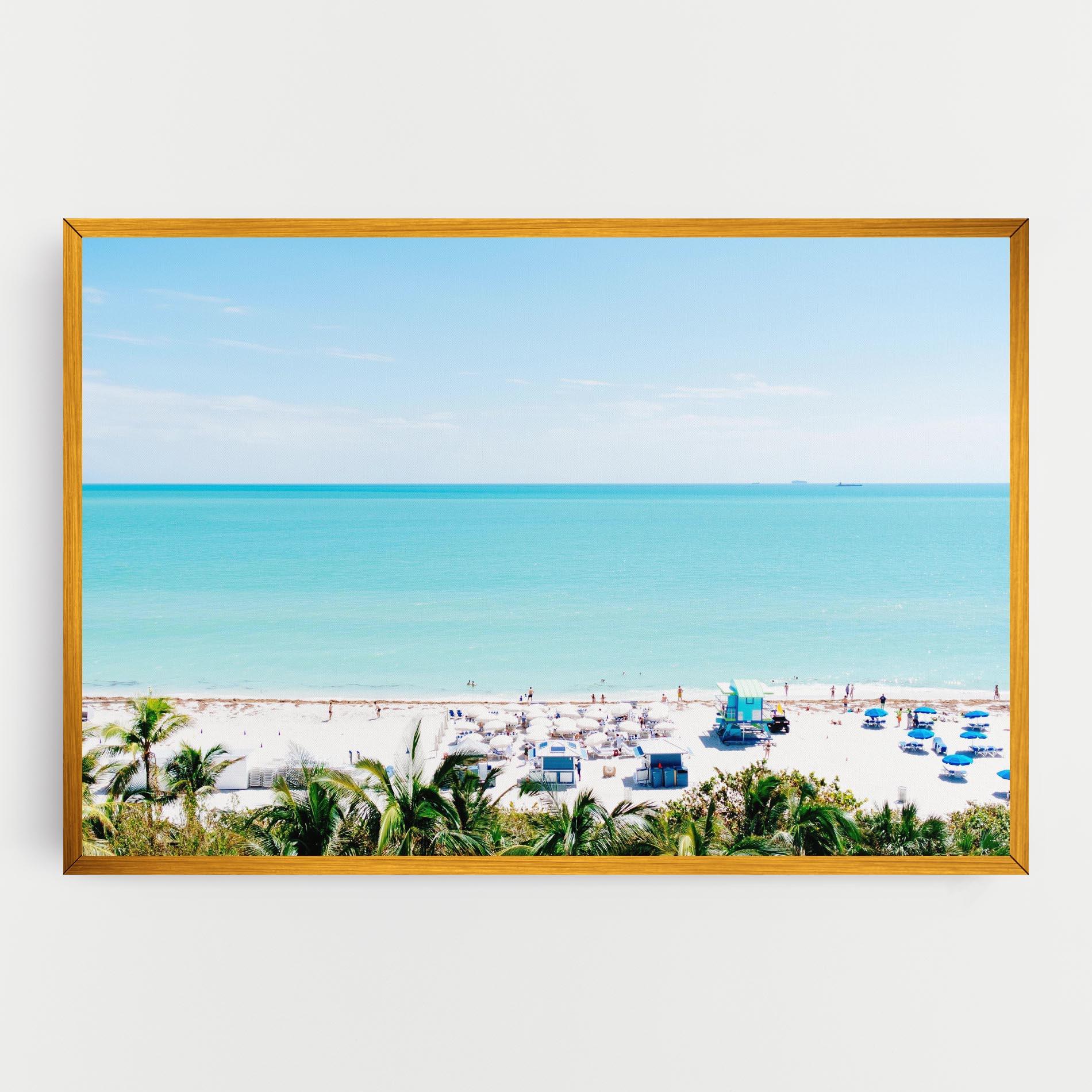 Leinwandbild Blue Clear Water mockup 0