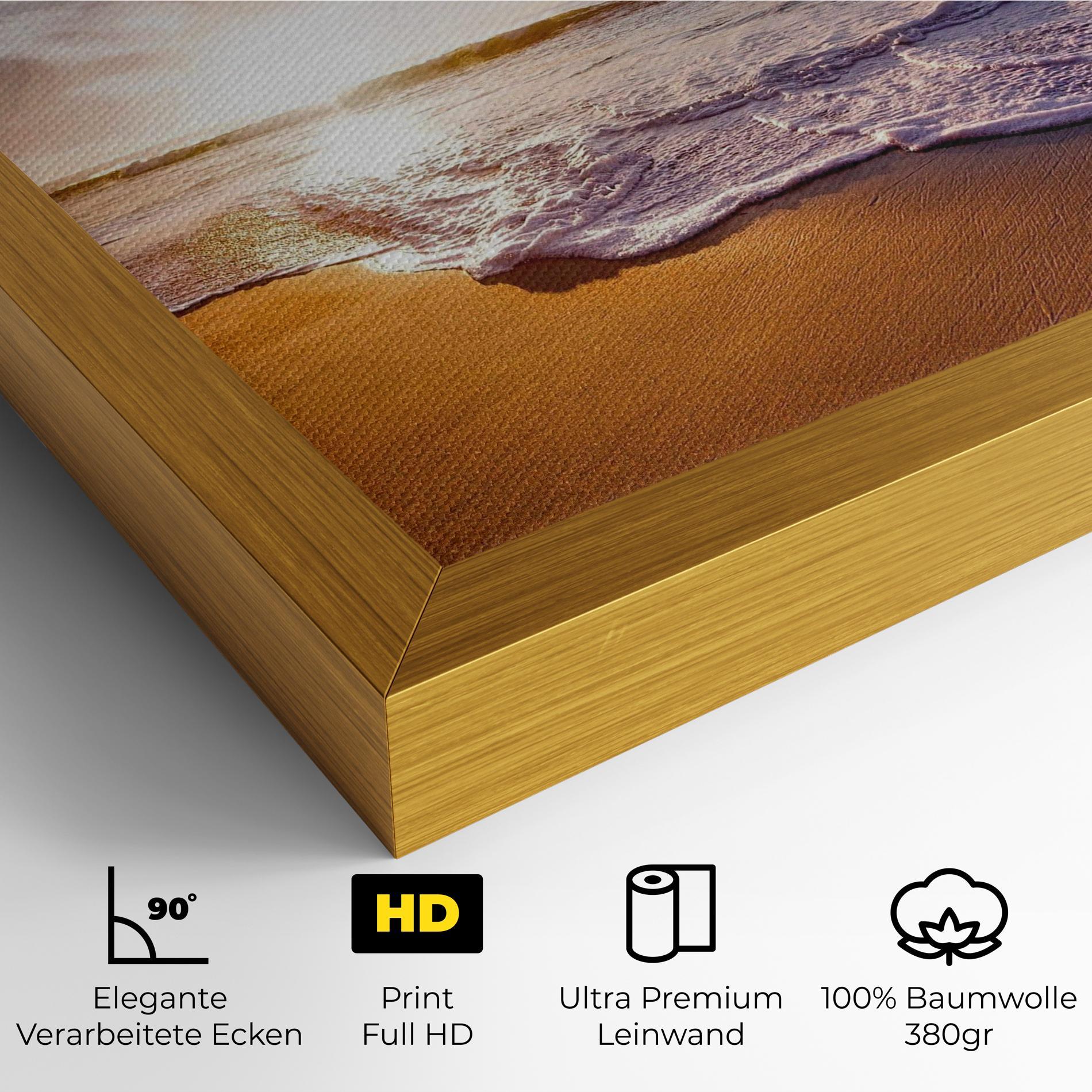 Leinwandbild Beach Sunrise mockup 4