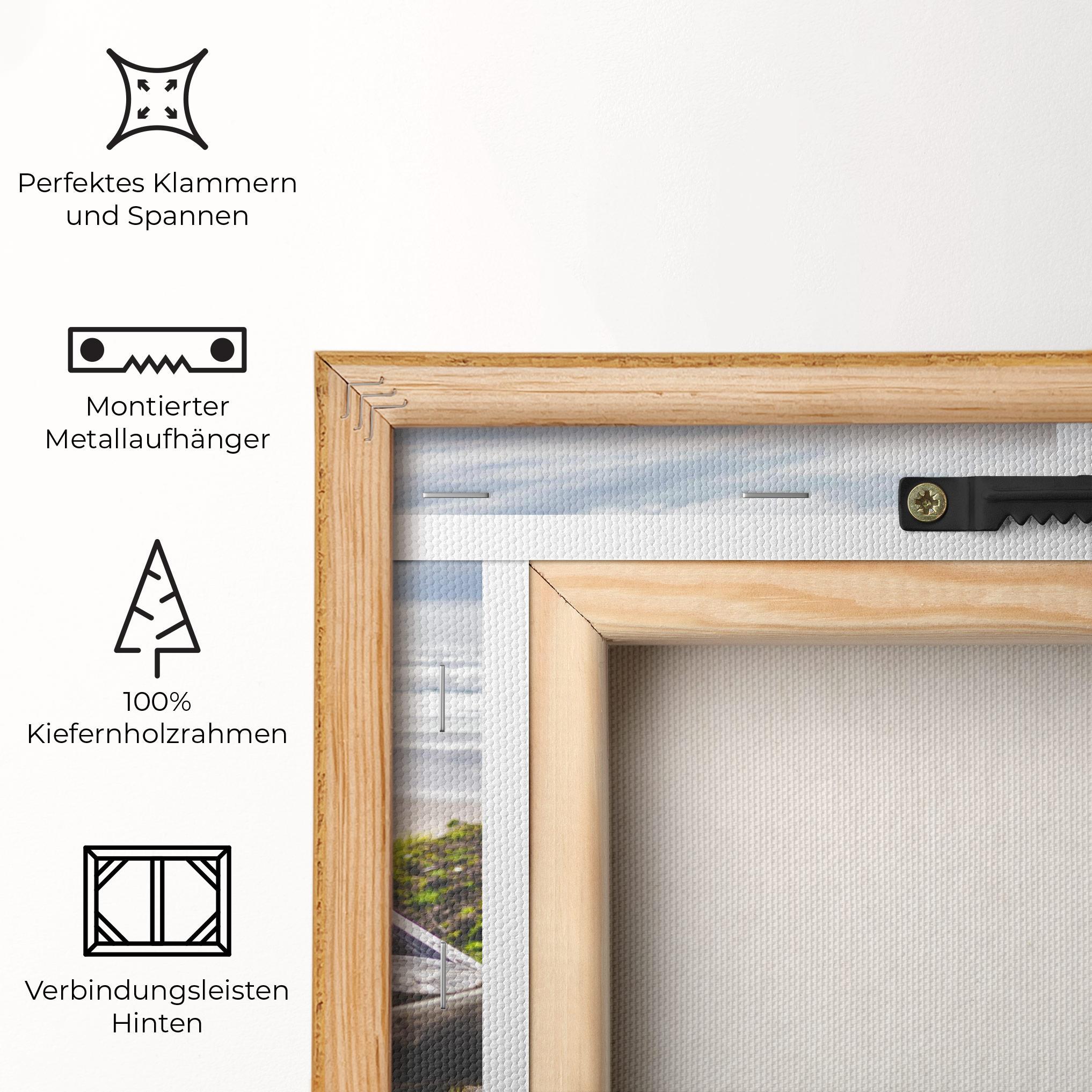 Leinwandbild Beach Road mockup 5