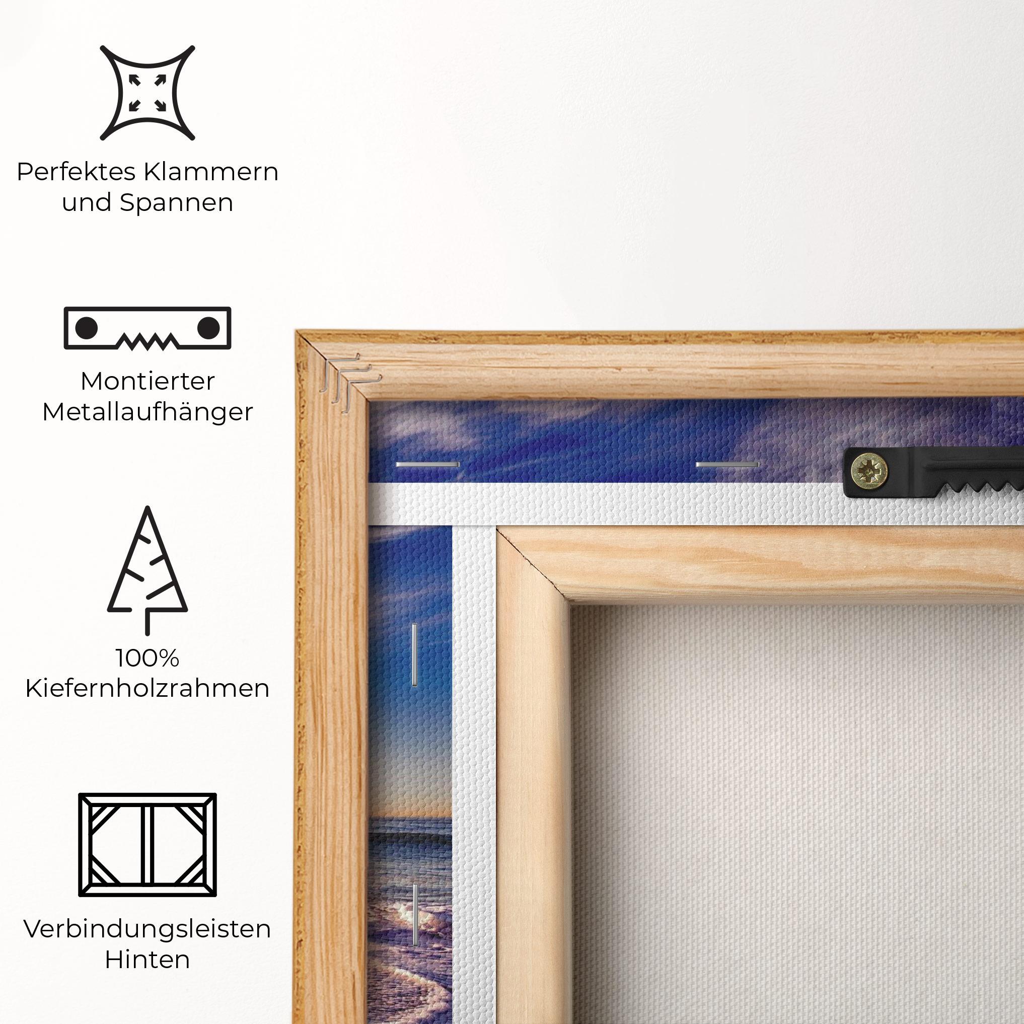 Leinwandbild Beach Sunrise mockup 5