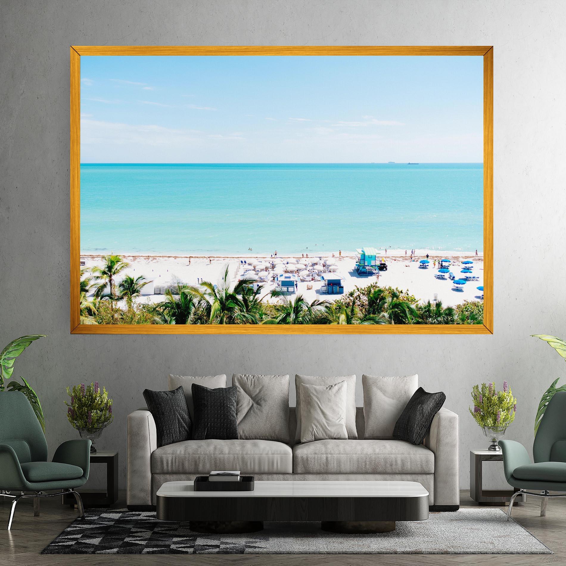 Leinwandbild Blue Clear Water mockup 7