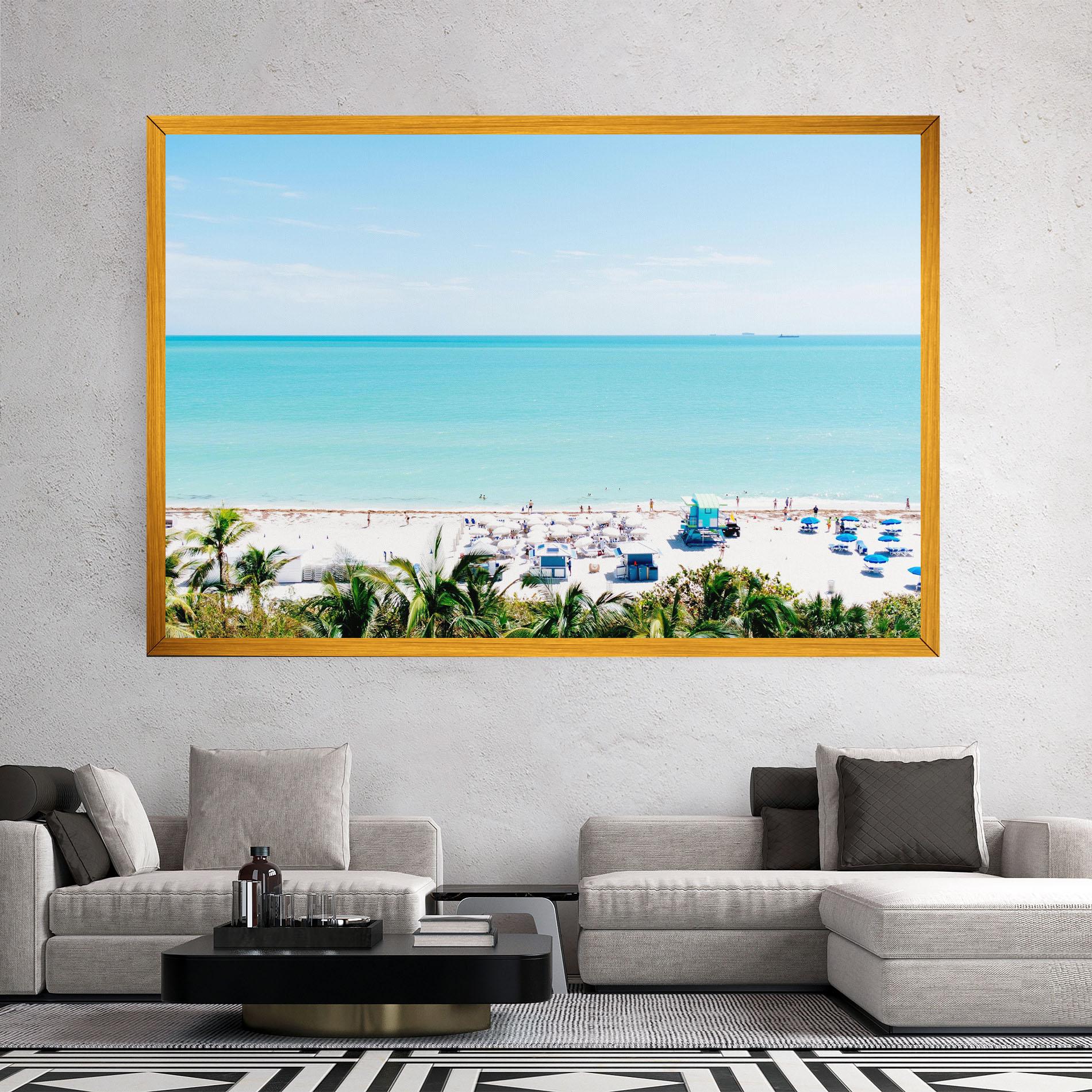 Leinwandbild Blue Clear Water mockup 2