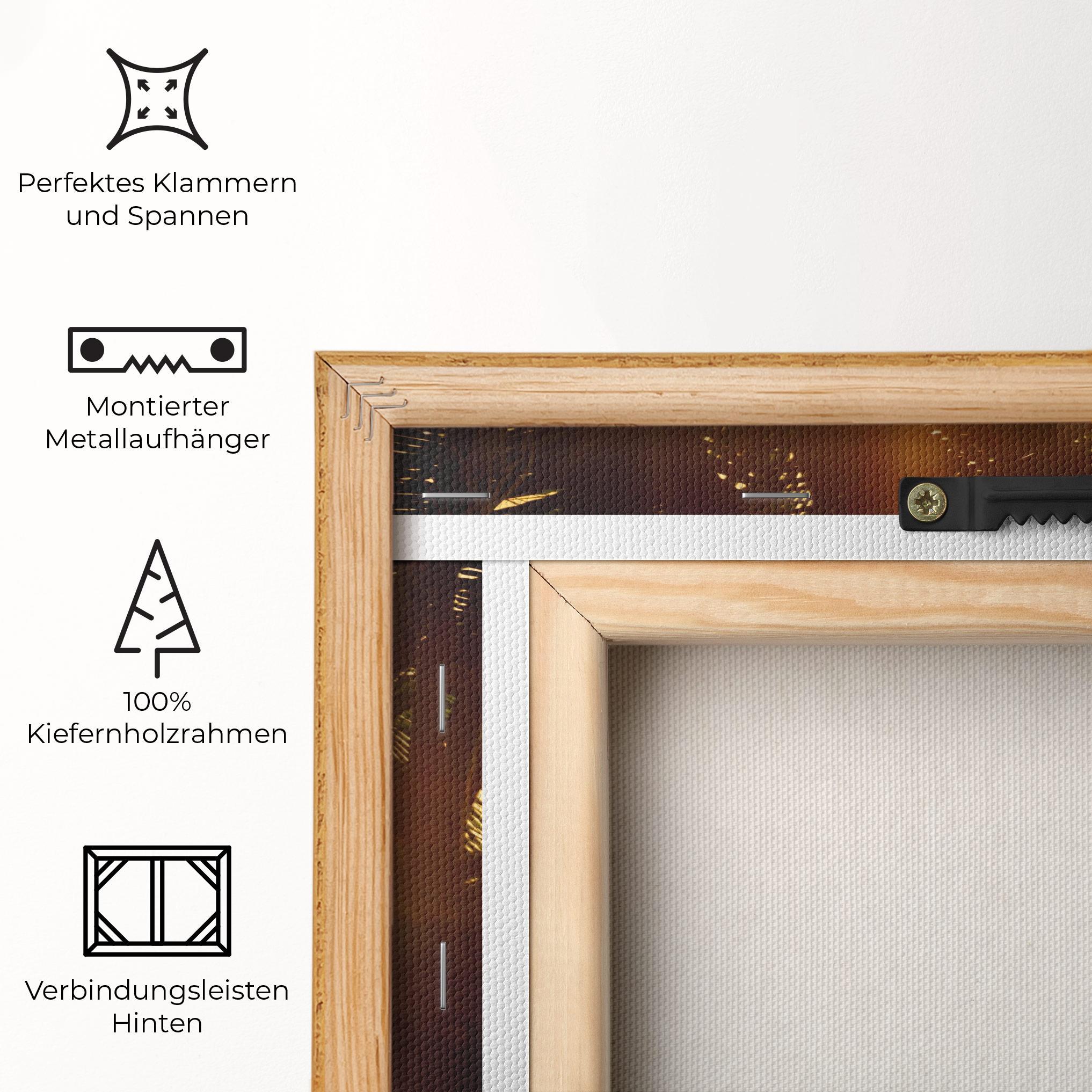 Leinwandbild Palm Trees Sun mockup 5