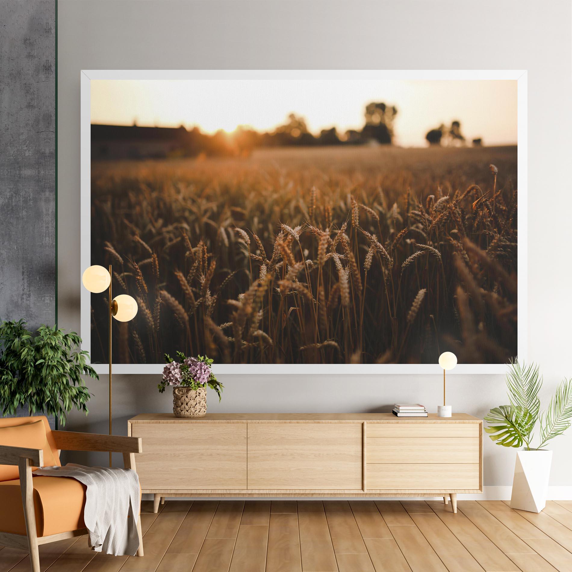 Leinwandbild Summer Field mockup 9