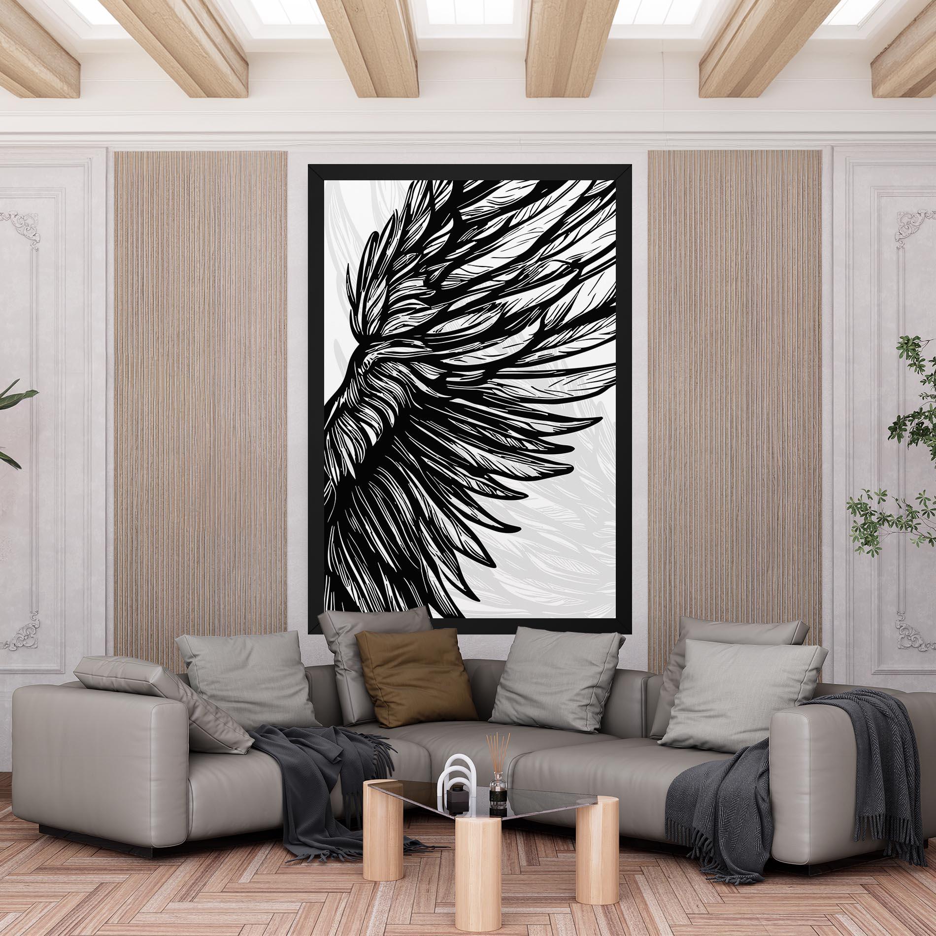 Leinwandbild Wing Line mockup 6