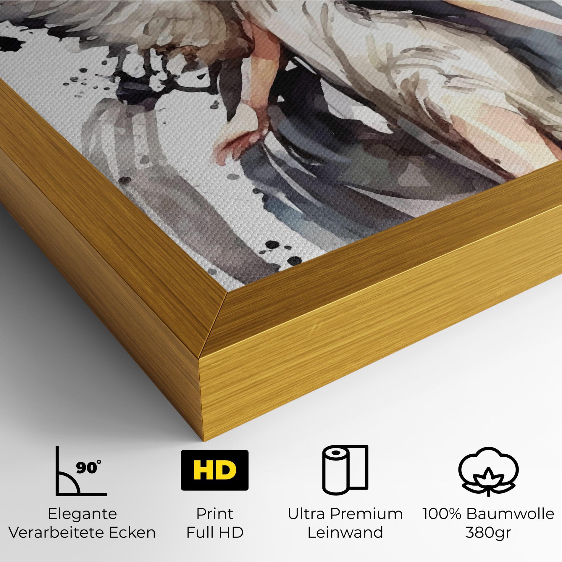 Leinwandbild Angel Lady mockup 4