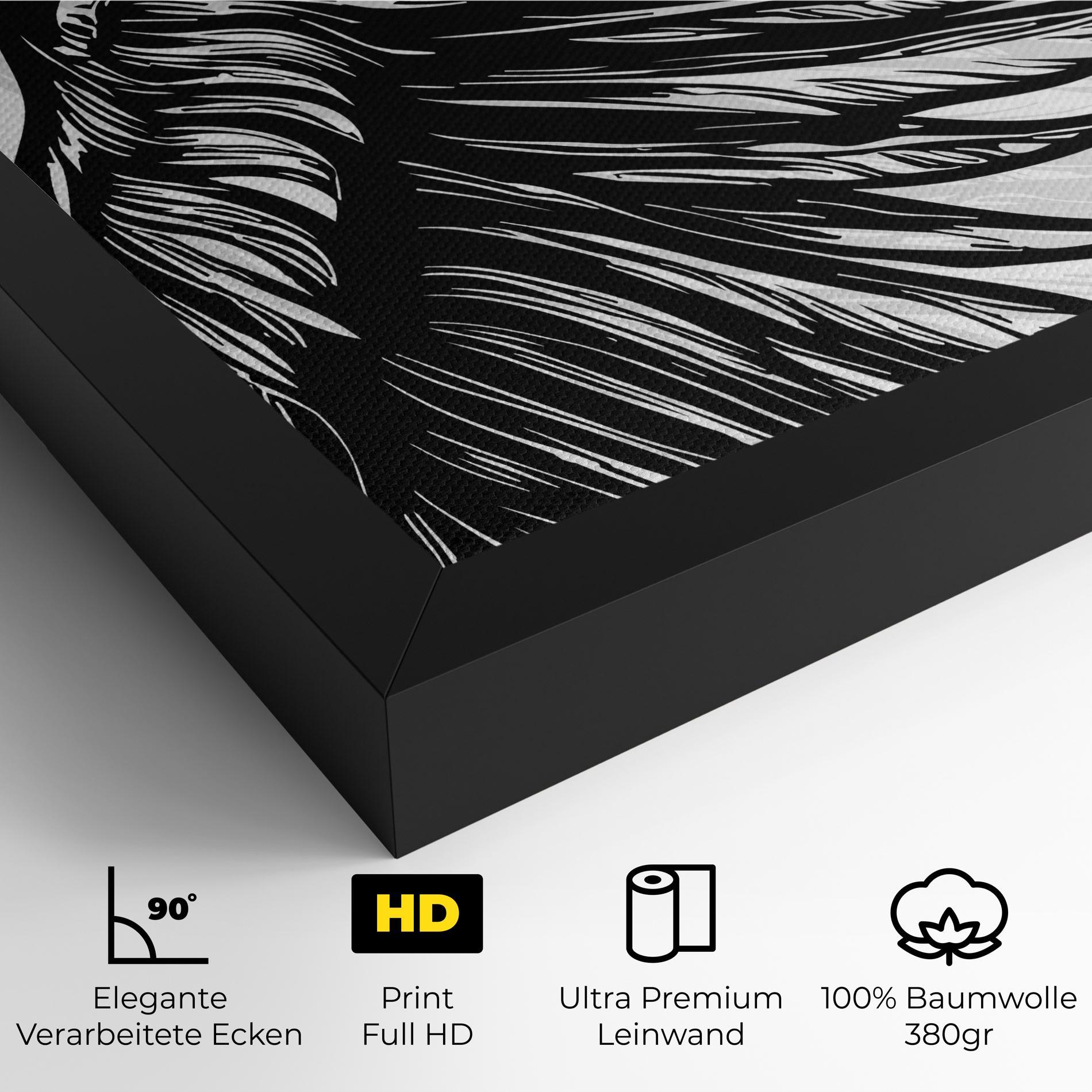 Leinwandbild Wing Line mockup 4