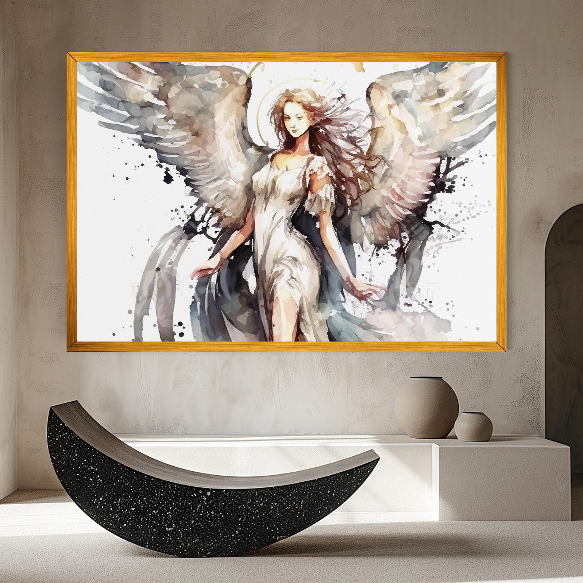 Leinwandbild Angel Lady mockup 8