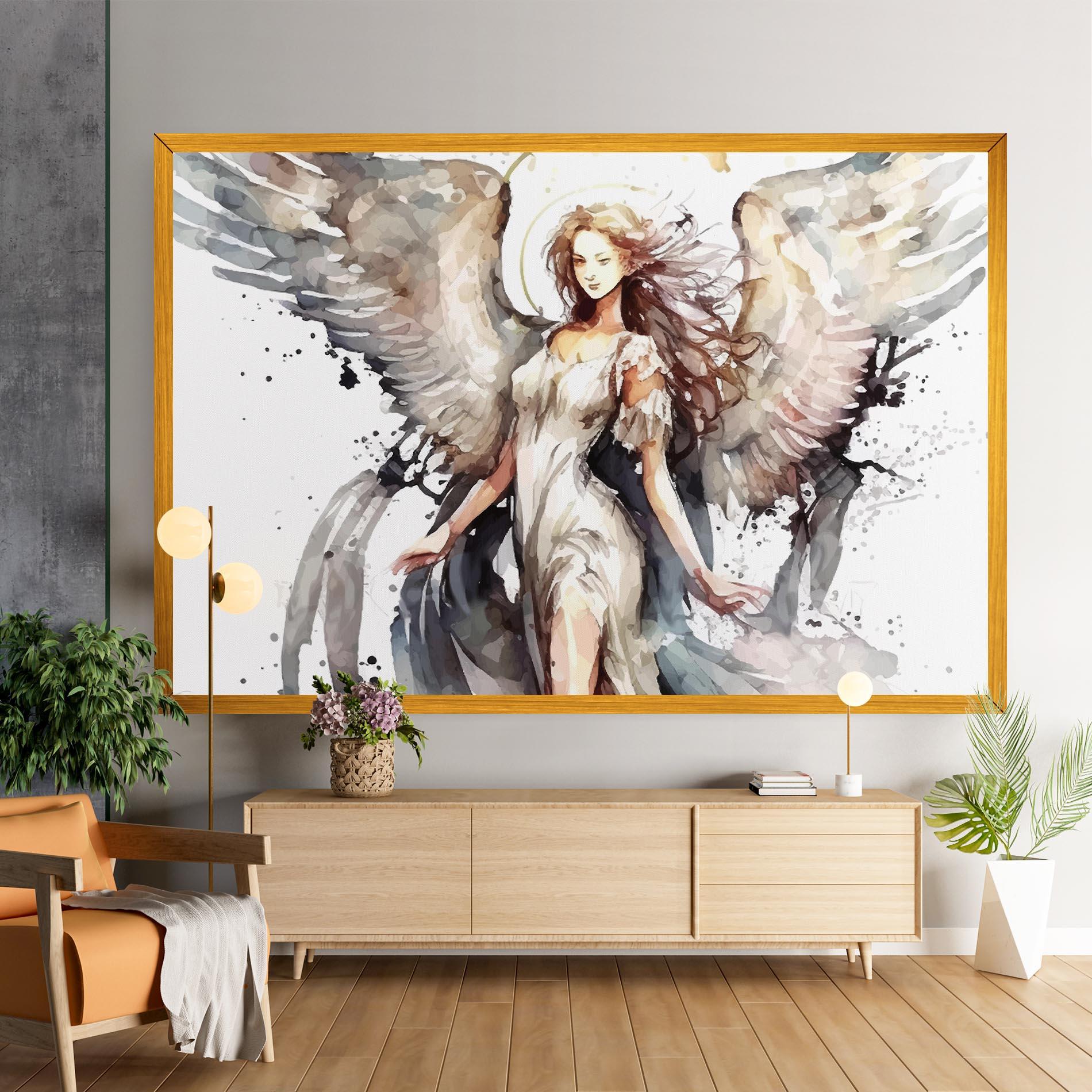 Leinwandbild Angel Lady mockup 9