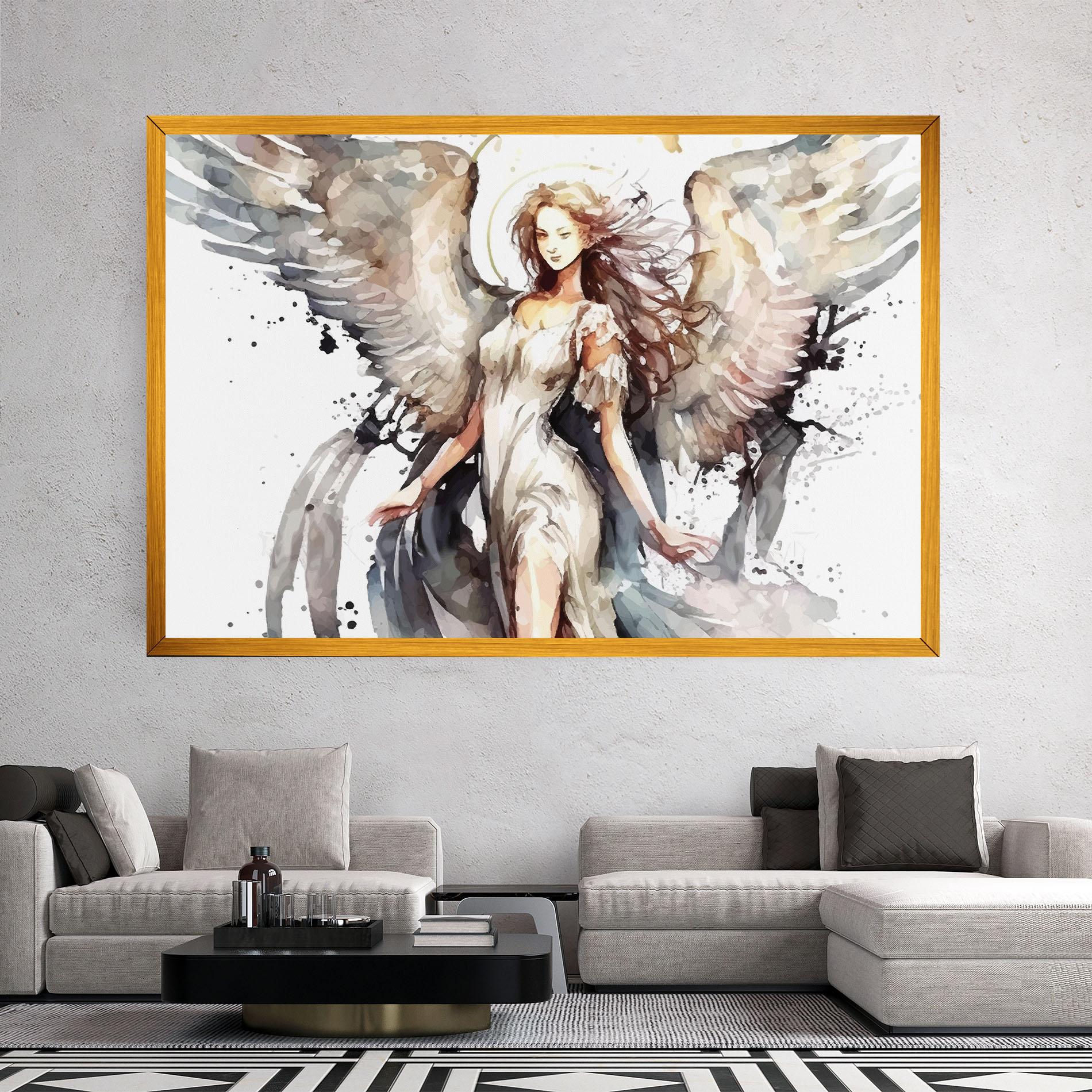 Leinwandbild Angel Lady mockup 2