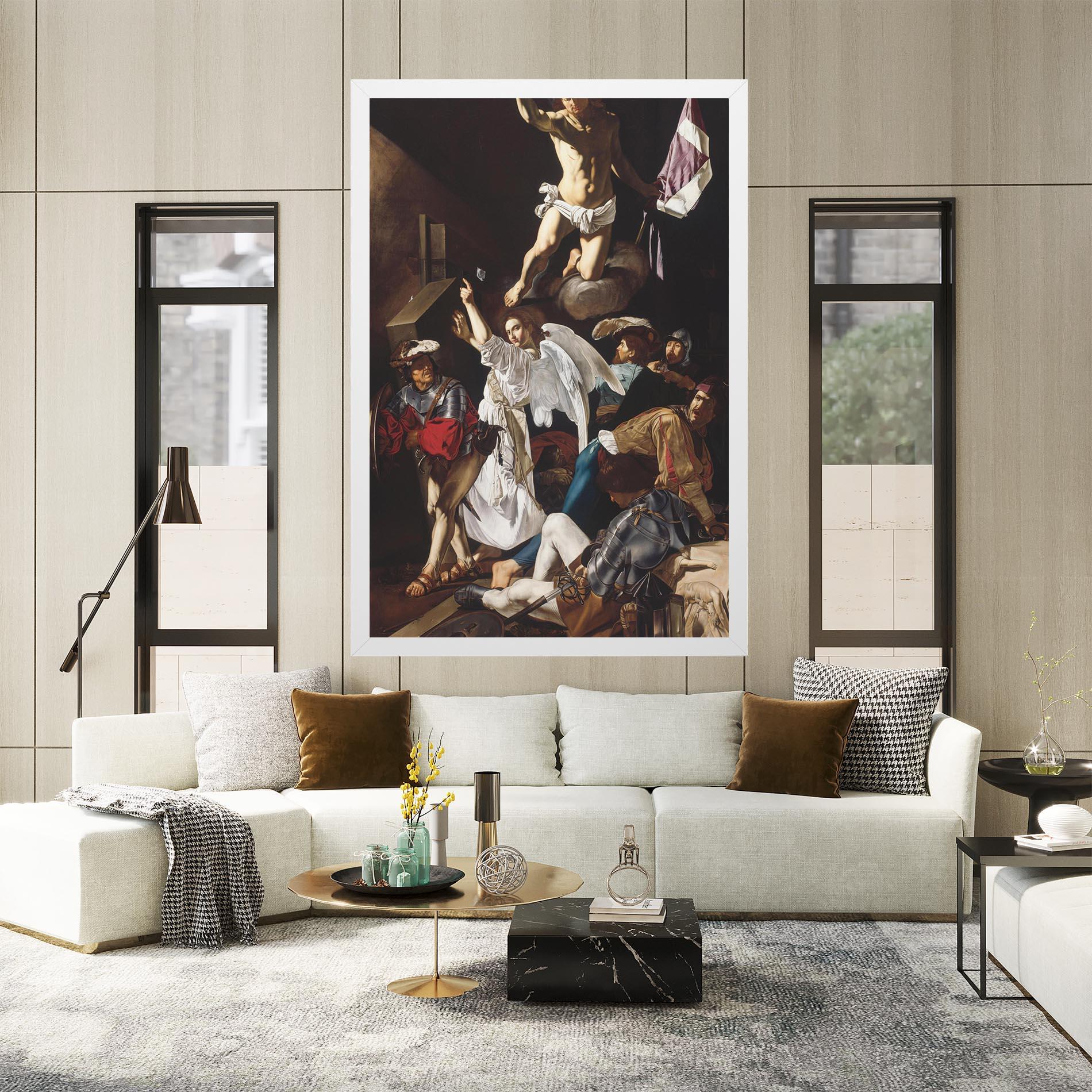 Leinwandbild Angel Painting mockup 2