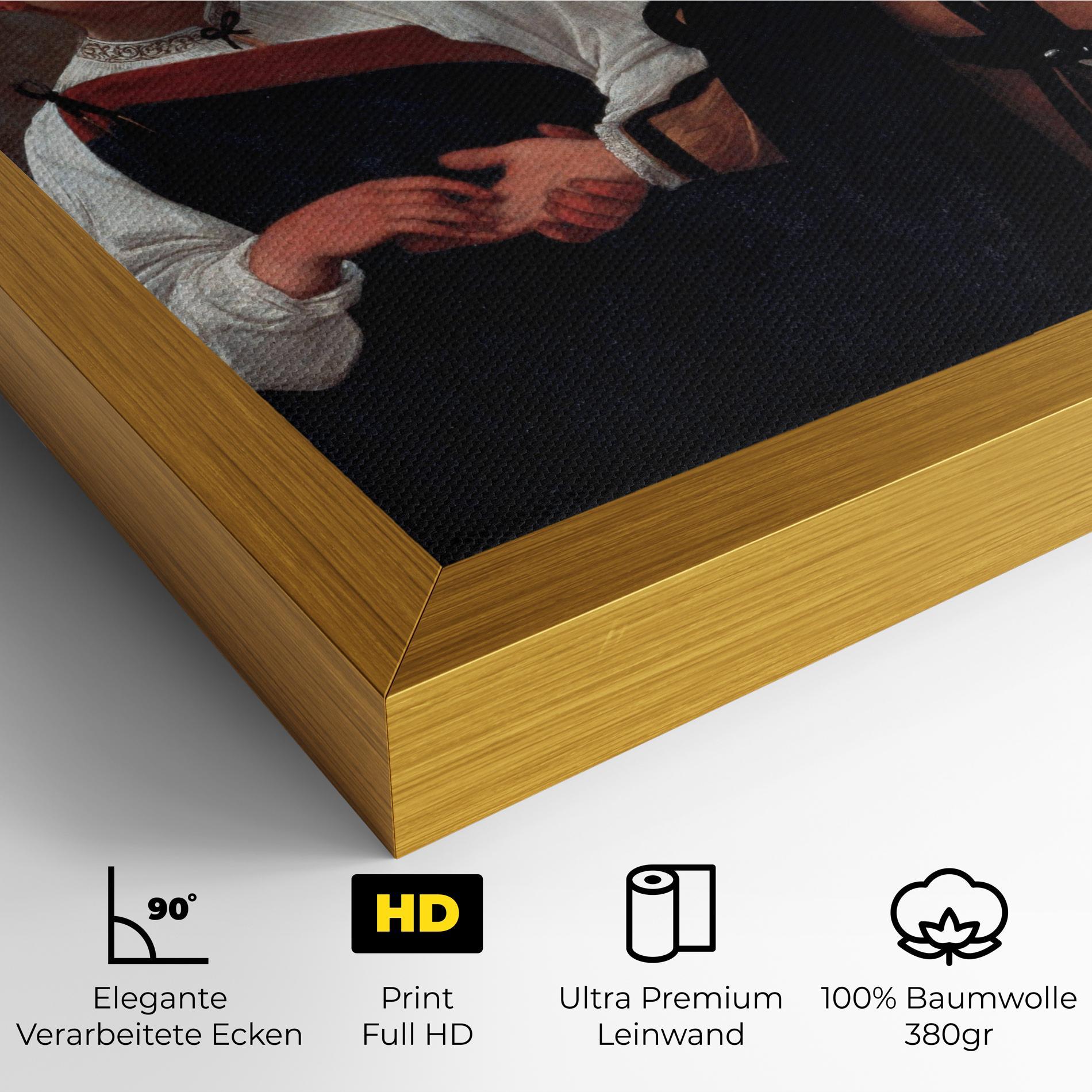 Leinwandbild Caravaggio Good Luck mockup 4