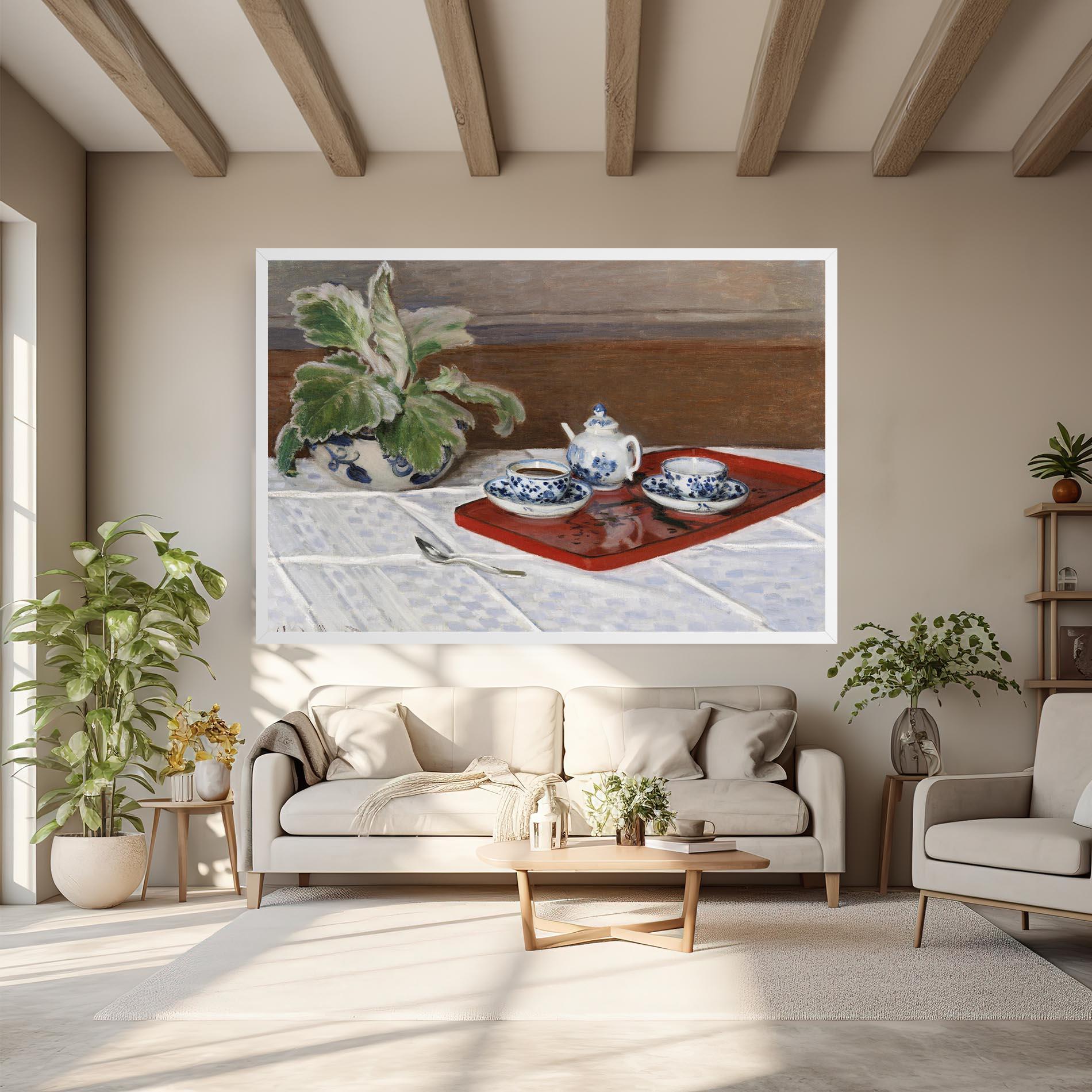 Leinwandbild Tea Service mockup 6