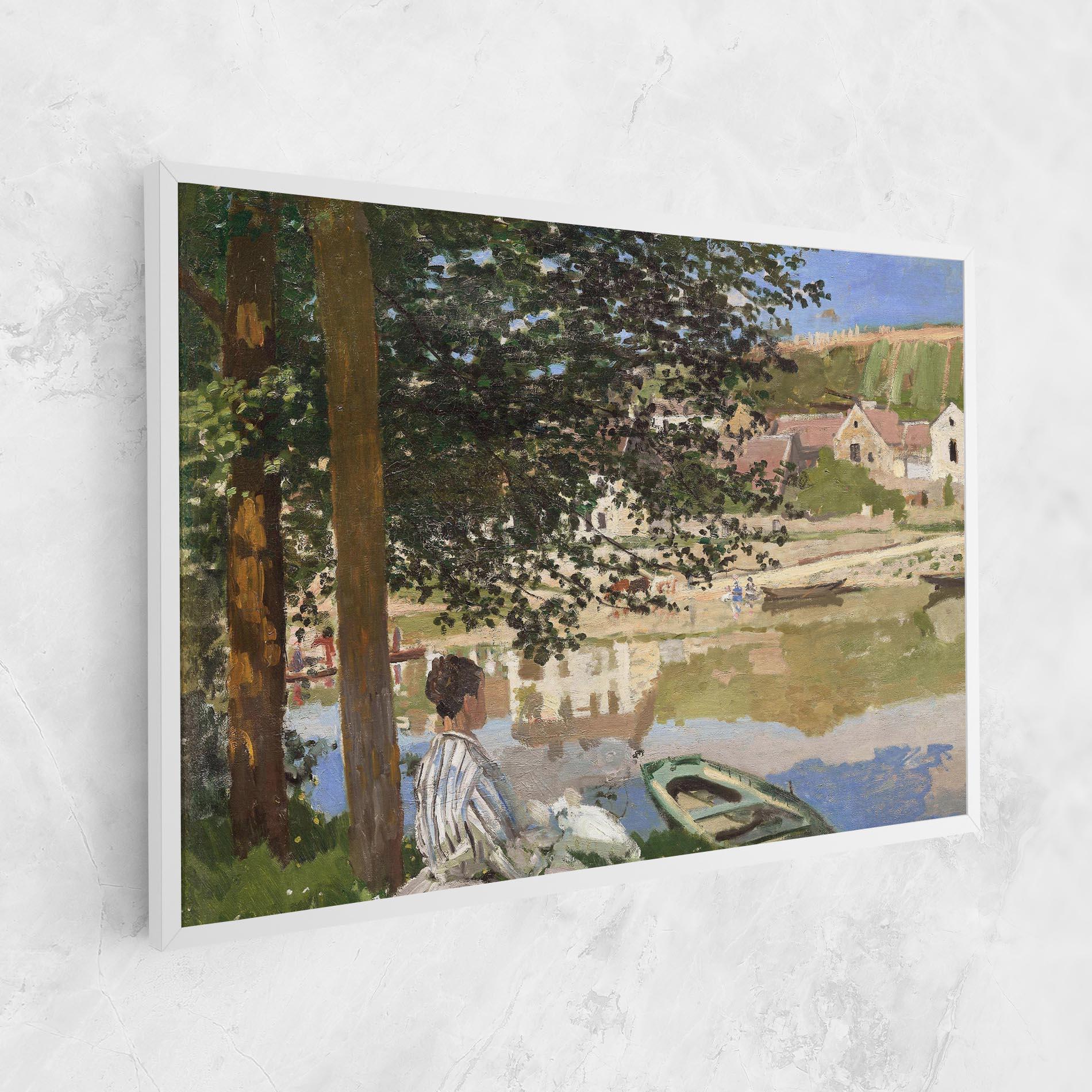 Leinwandbild On The Bank Of The Seine mockup 1