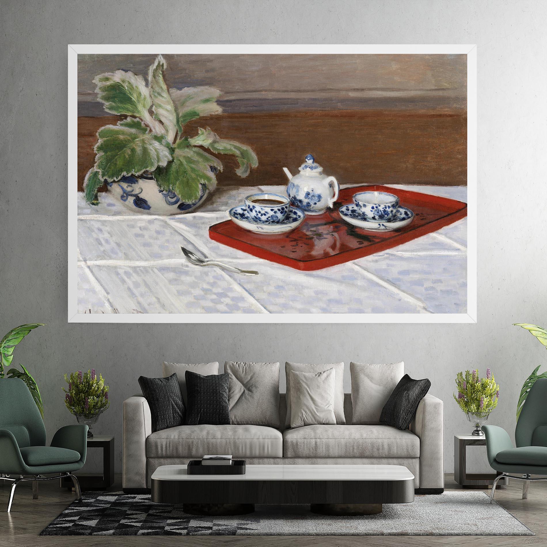 Leinwandbild Tea Service mockup 7