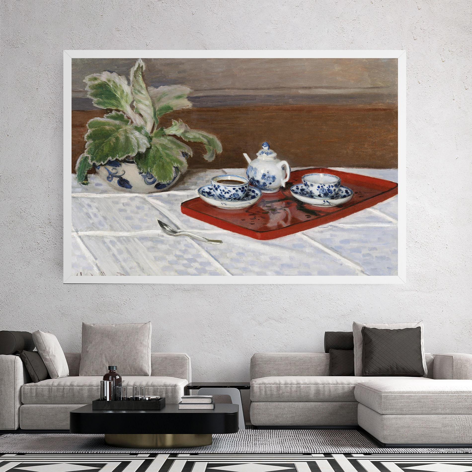 Leinwandbild Tea Service mockup 2