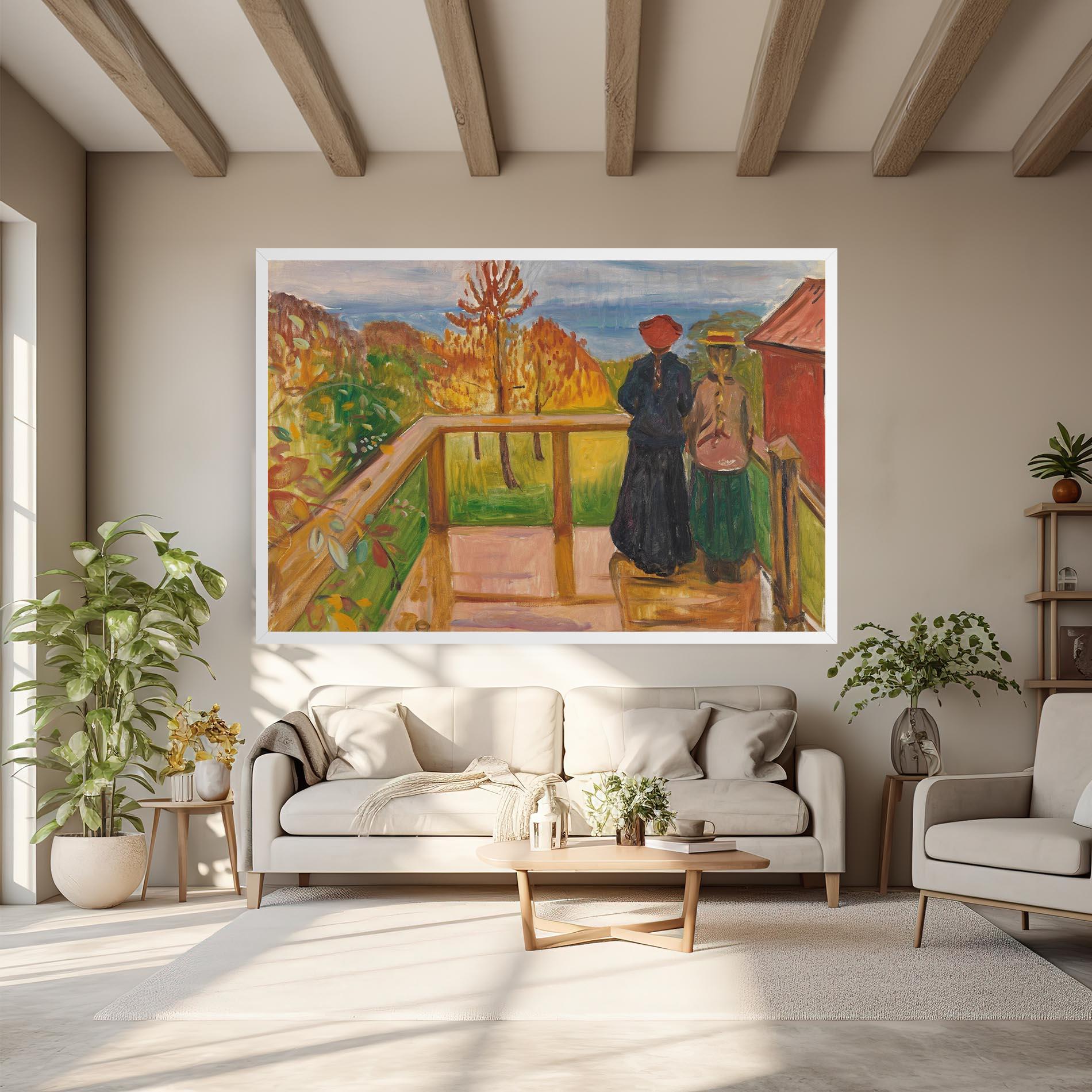 Leinwandbild On The Veranda mockup 6