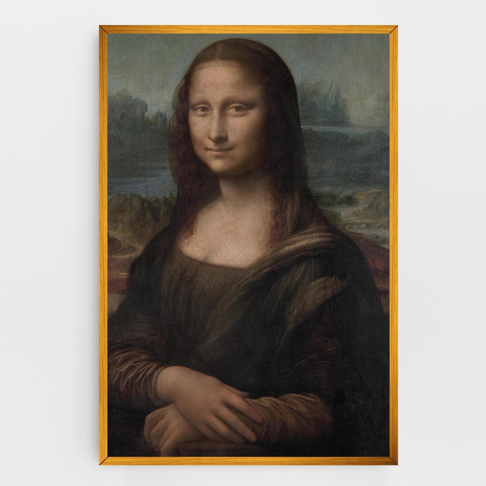 Leinwandbild Mona Lisa By Leonardo Da Vinci mockup 0