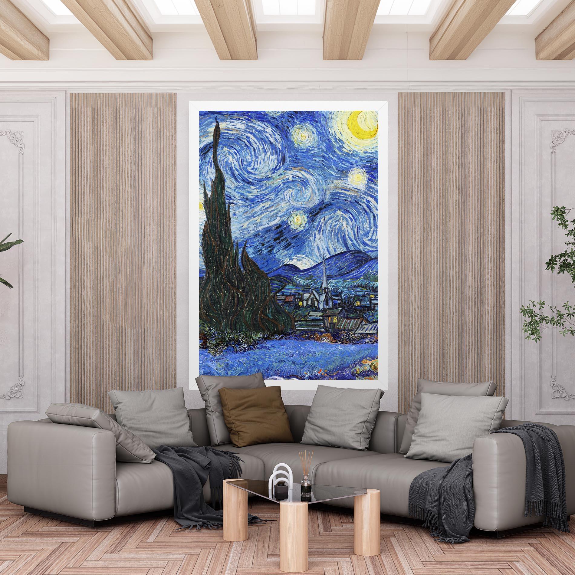 Leinwandbild Starry Night Art mockup 6