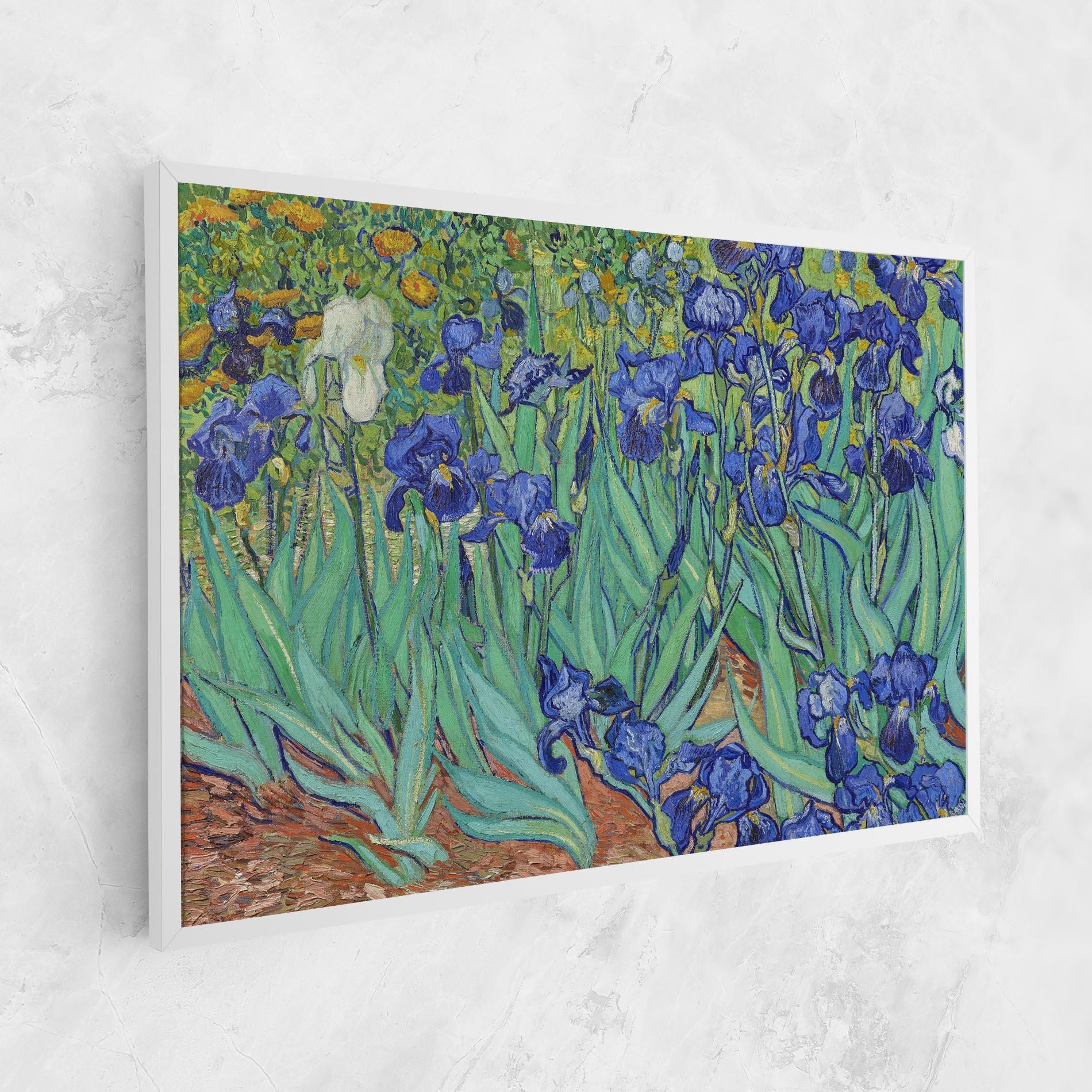 Leinwandbild Irises Van Gogh mockup 1