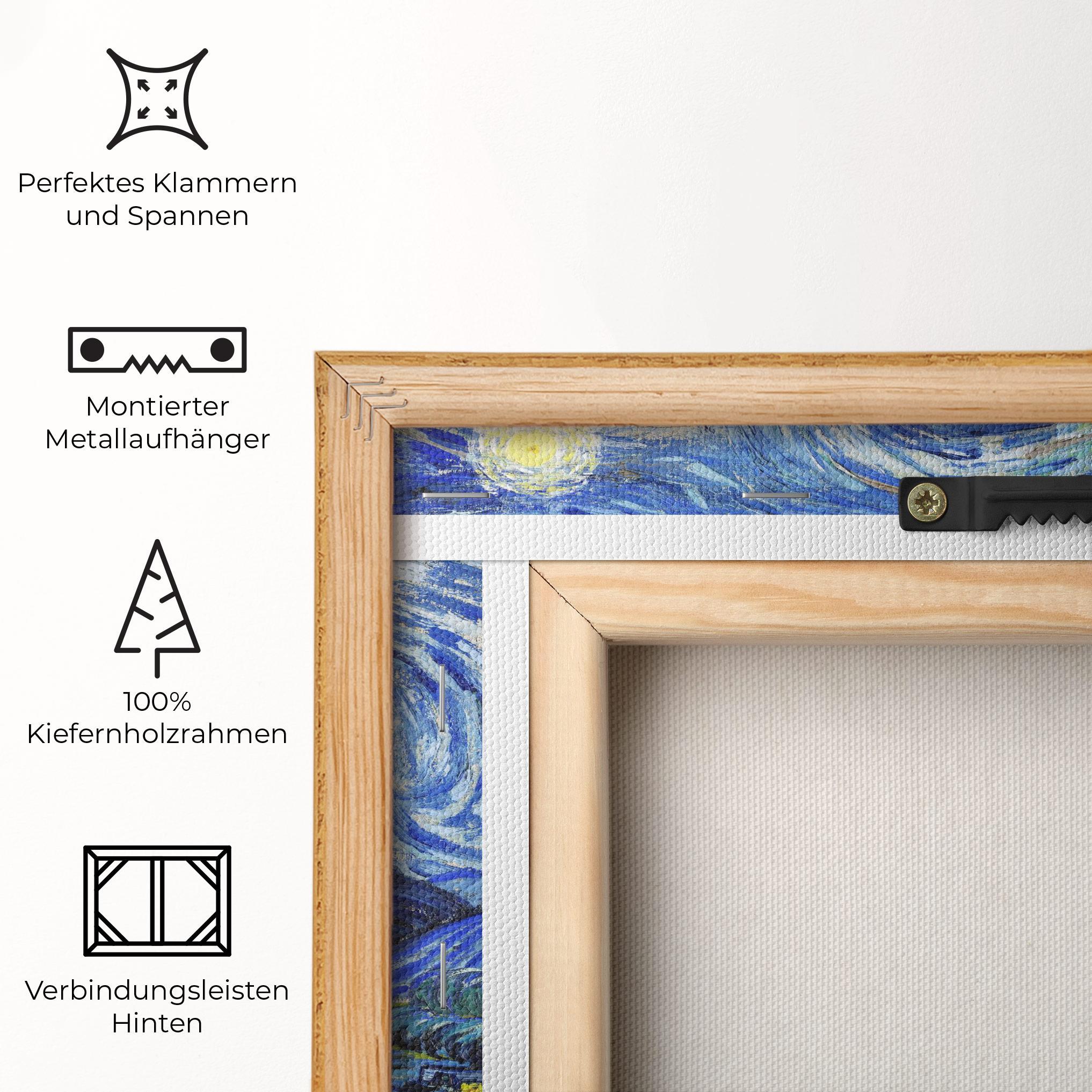 Leinwandbild Starry Night Art mockup 5