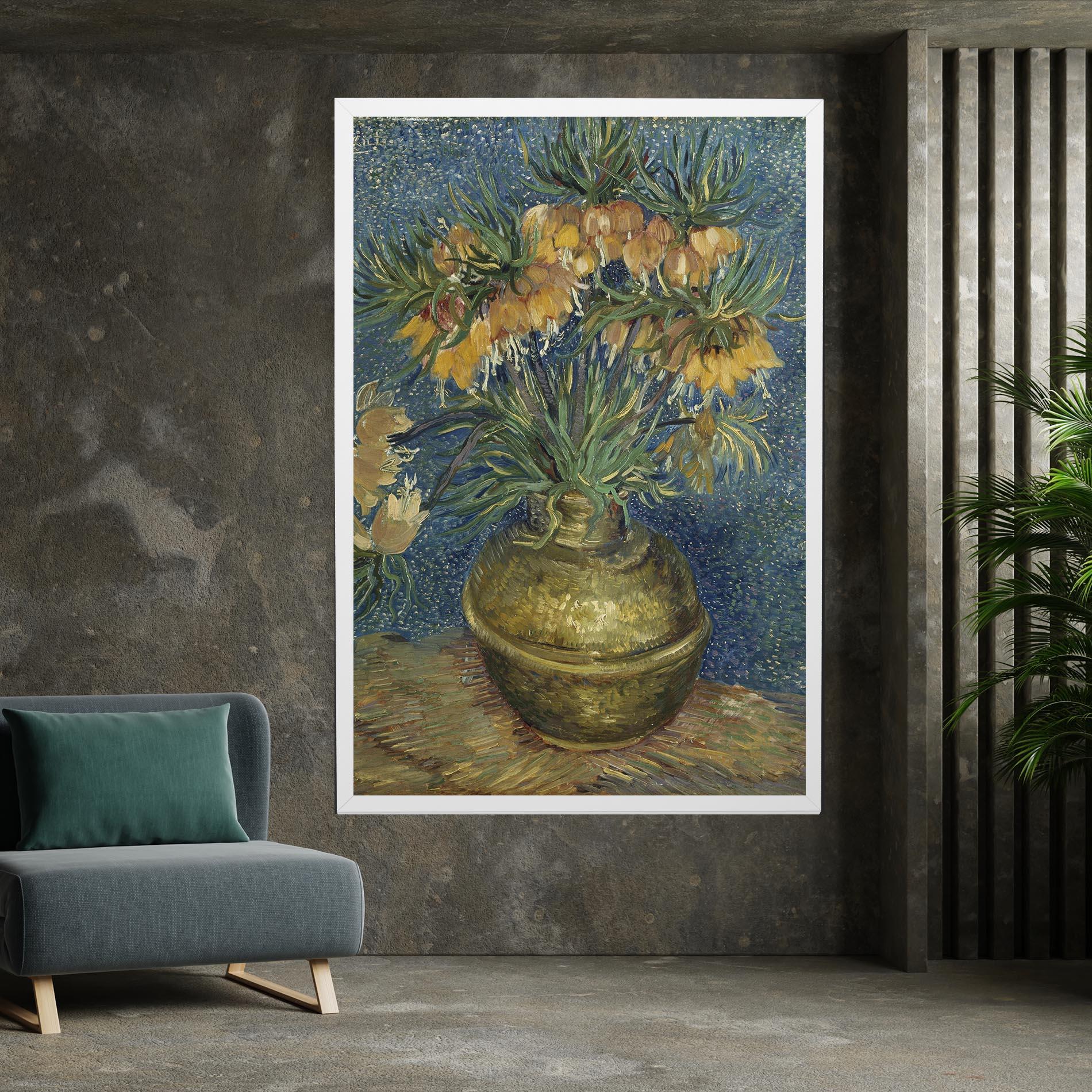 Leinwandbild Imperial Fritillaries mockup 7