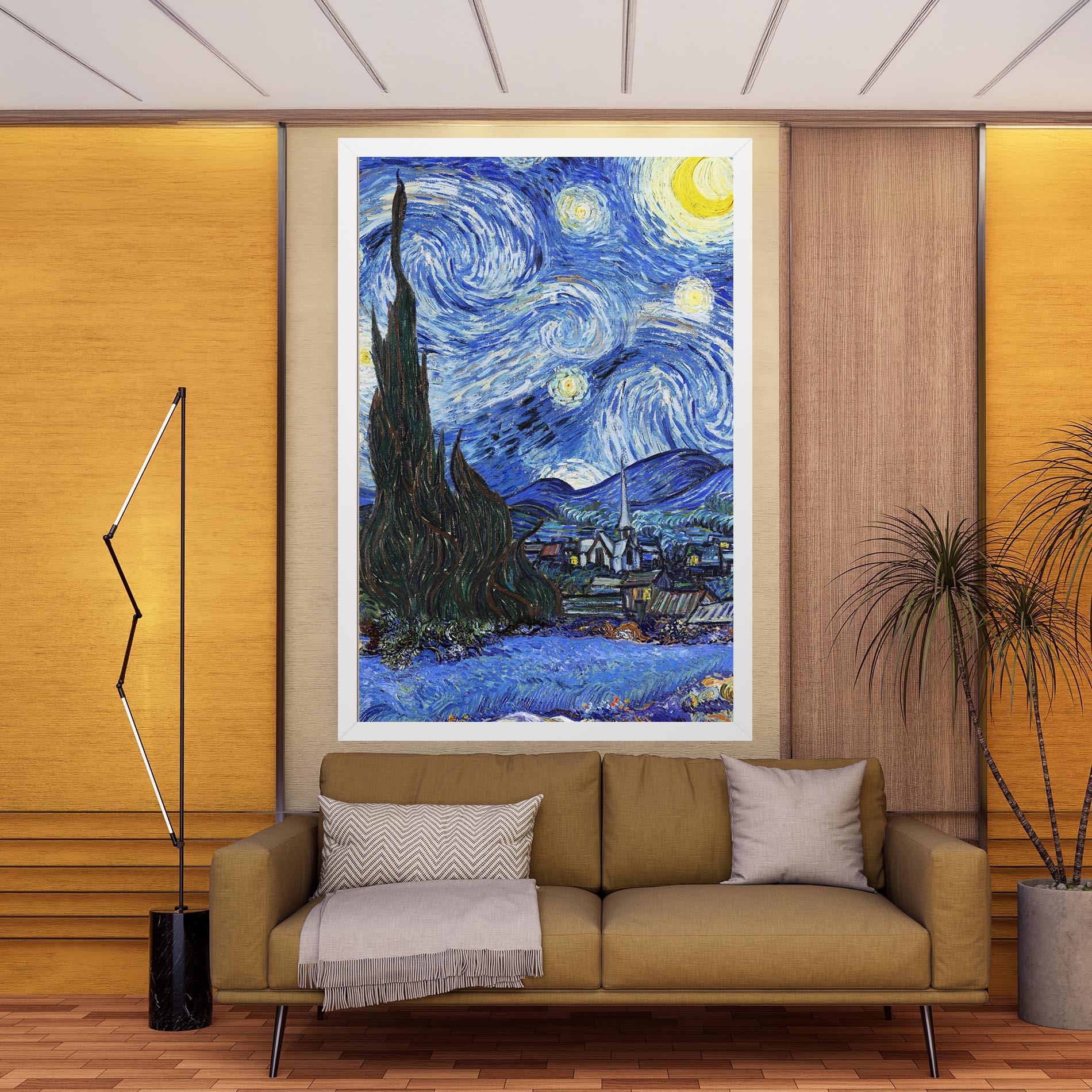 Leinwandbild Starry Night Art mockup 9