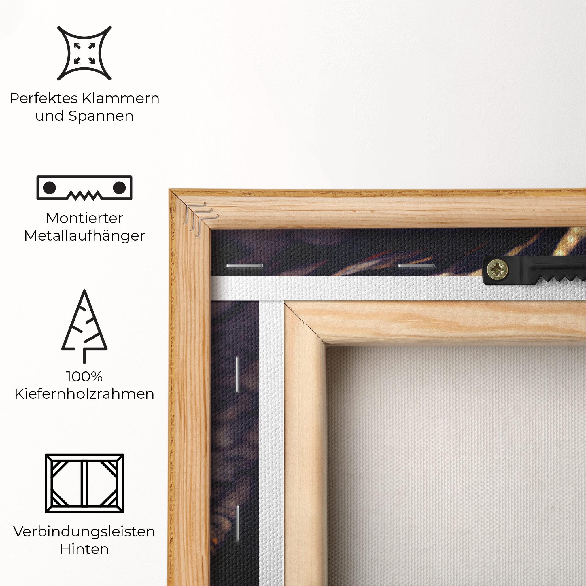 Leinwandbild Close Up Red Eye Dragon mockup 5