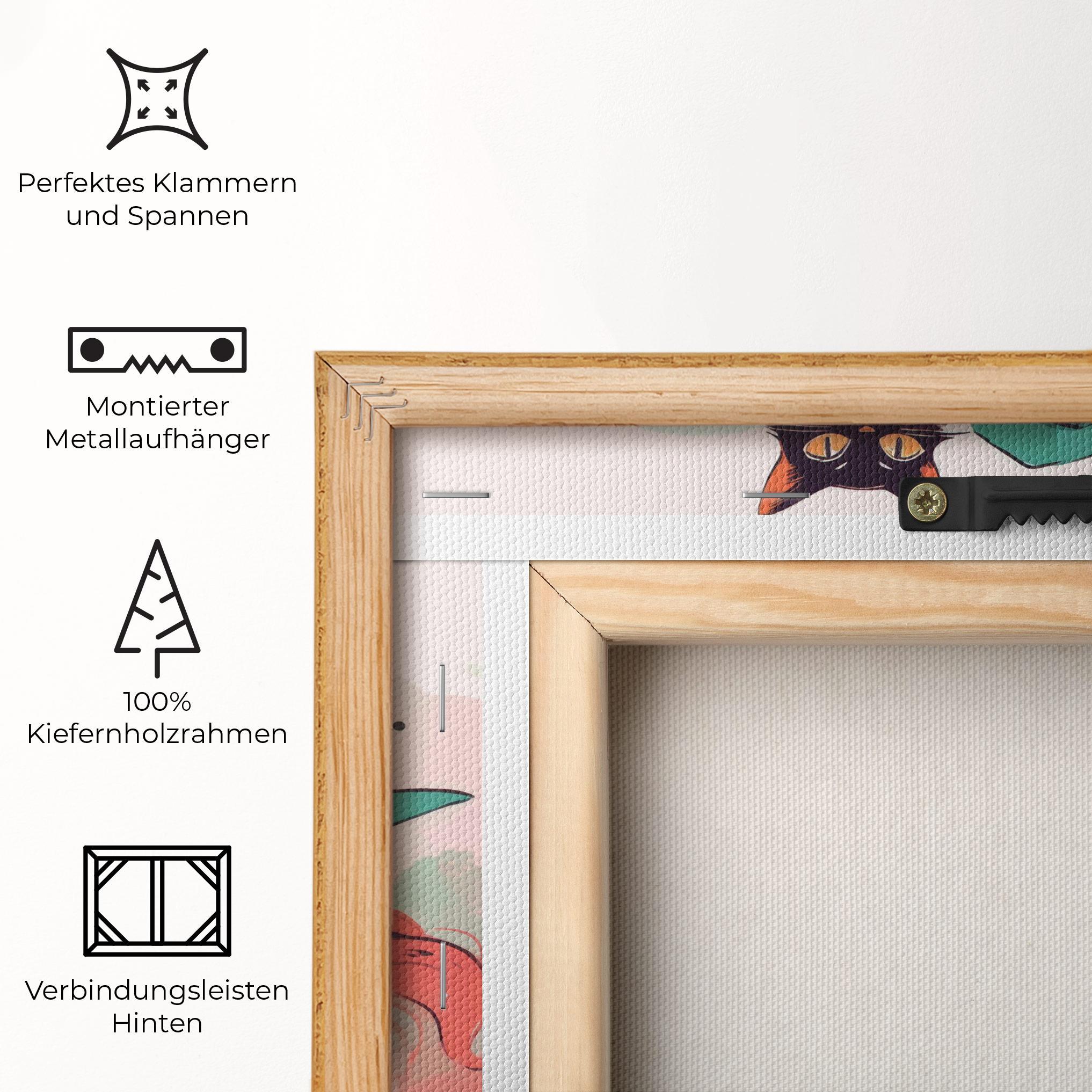 Leinwandbild Red Air Witch mockup 5