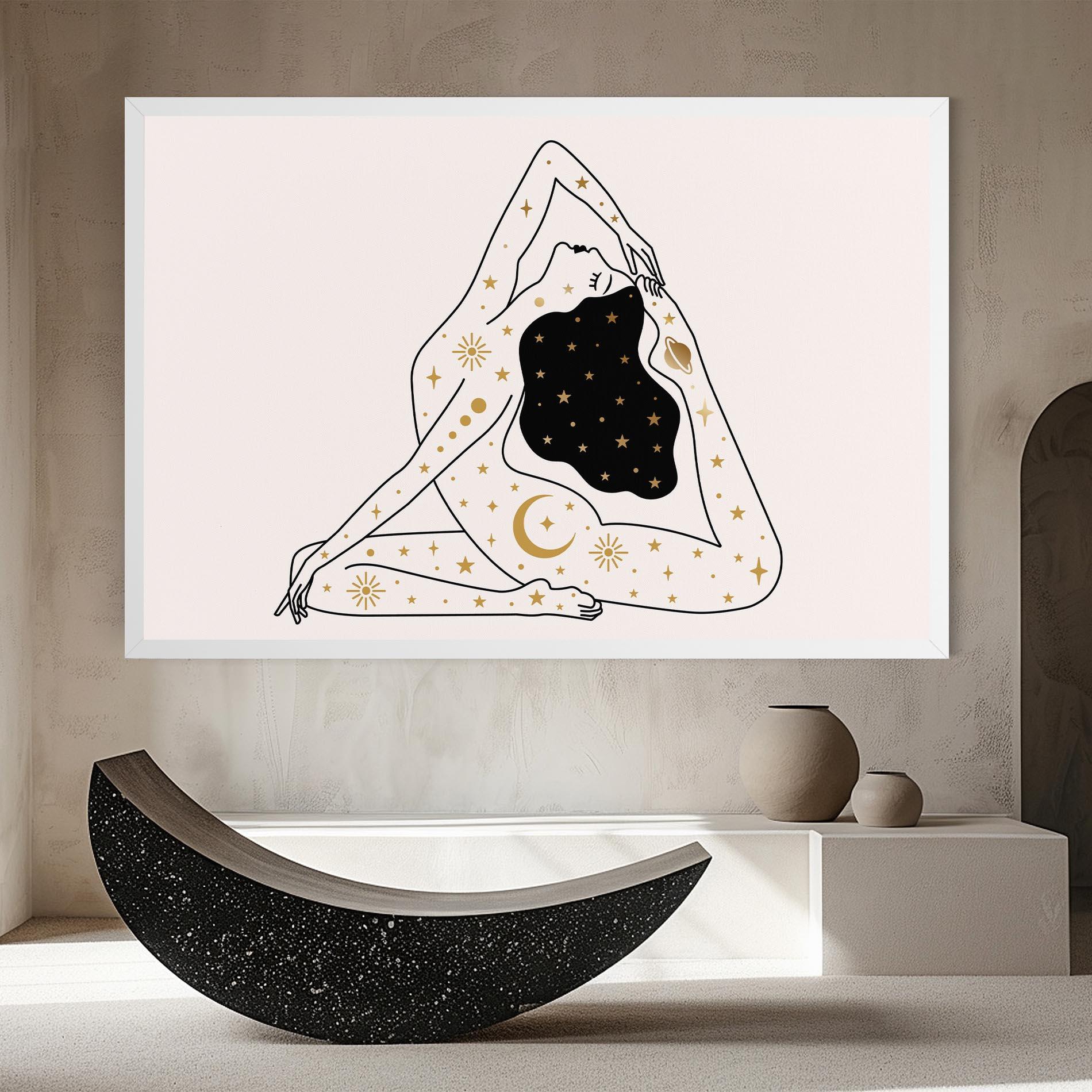 Leinwandbild Stars Witch mockup 8