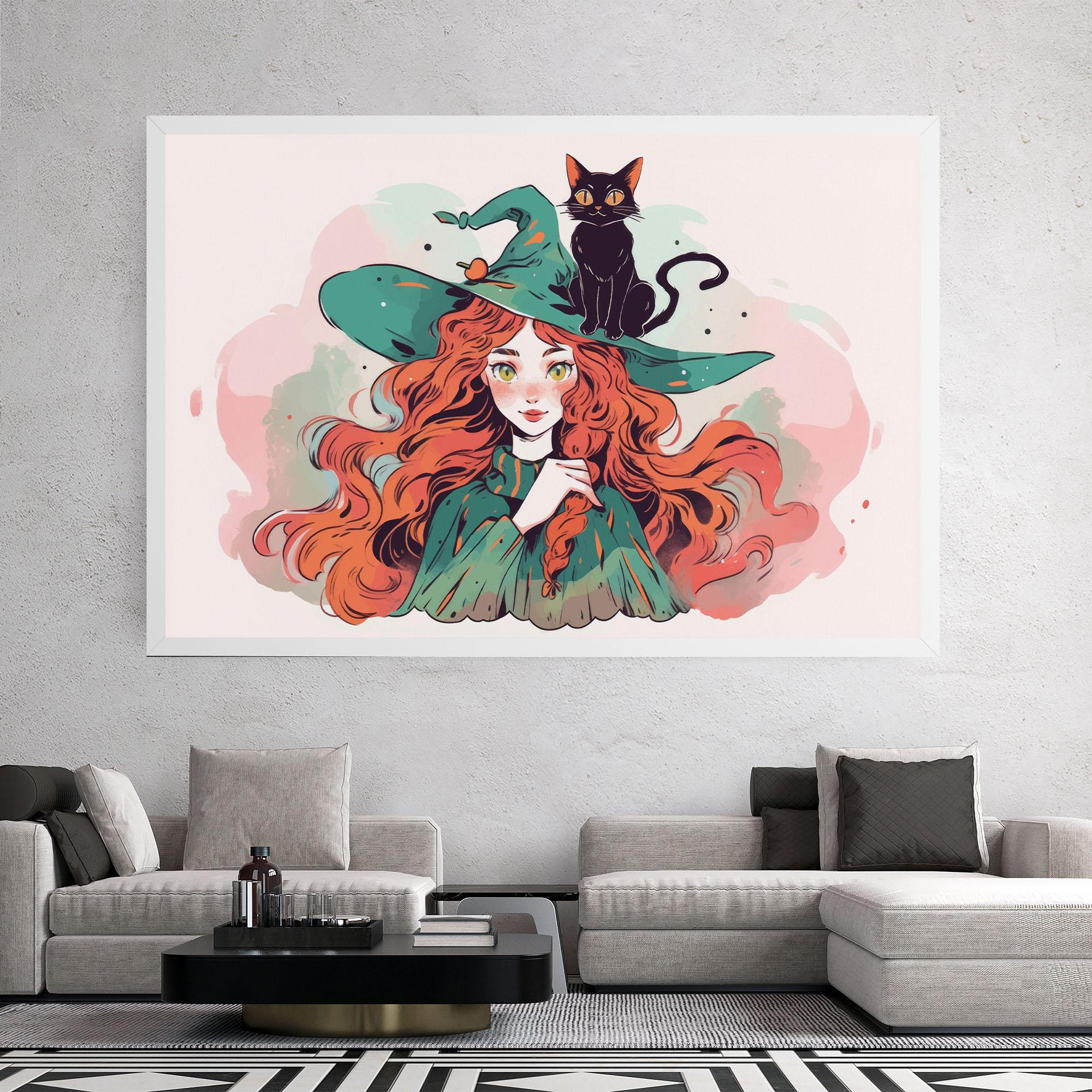 Leinwandbild Red Air Witch mockup 2