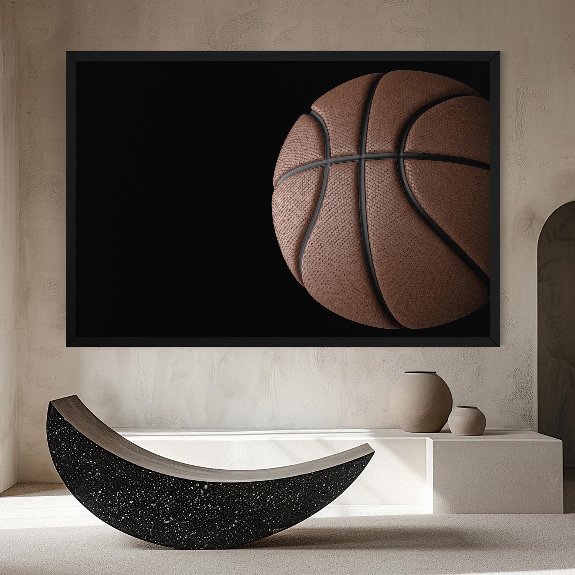Leinwandbild 3d Basketball Ball mockup 8