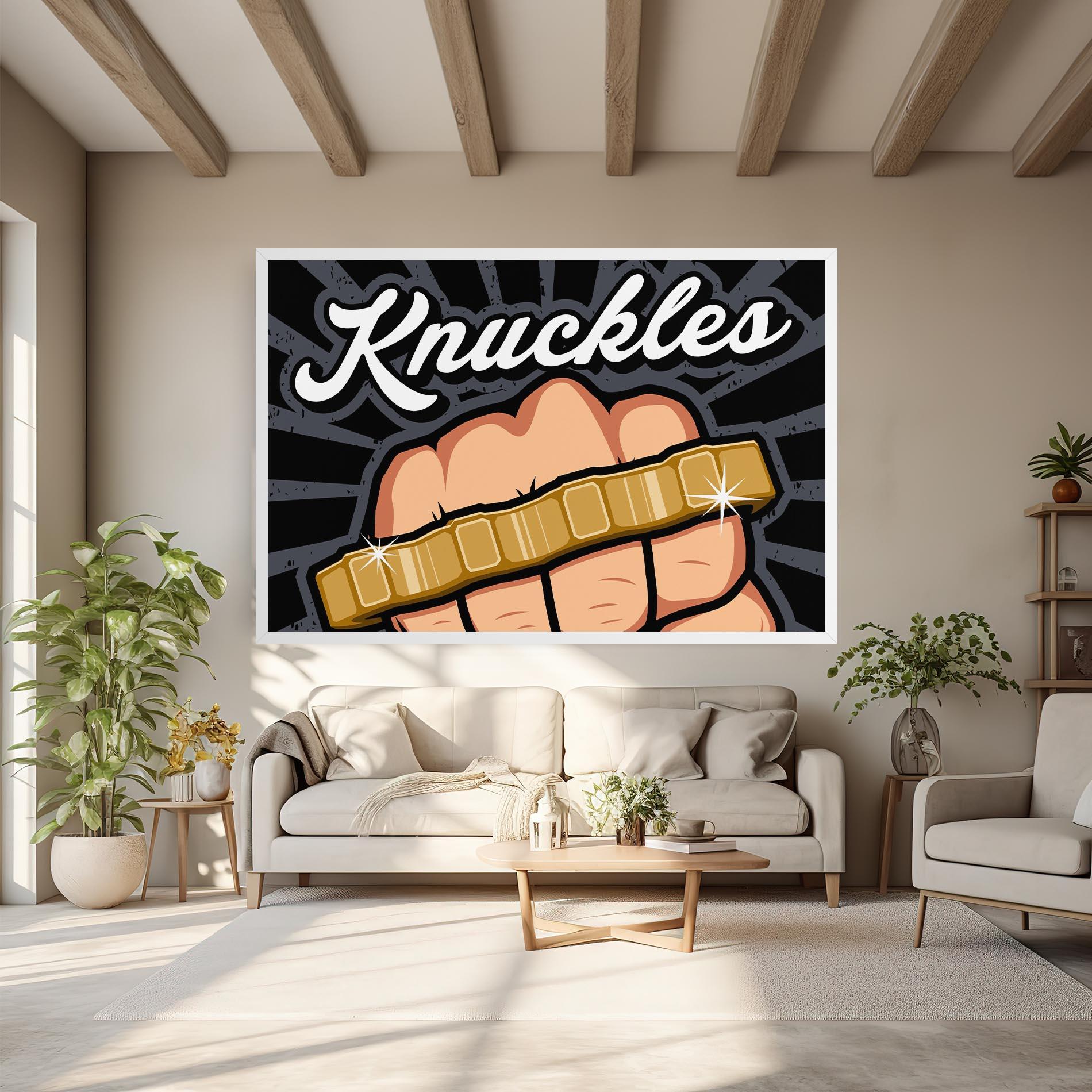 Leinwandbild Knuckles mockup 6