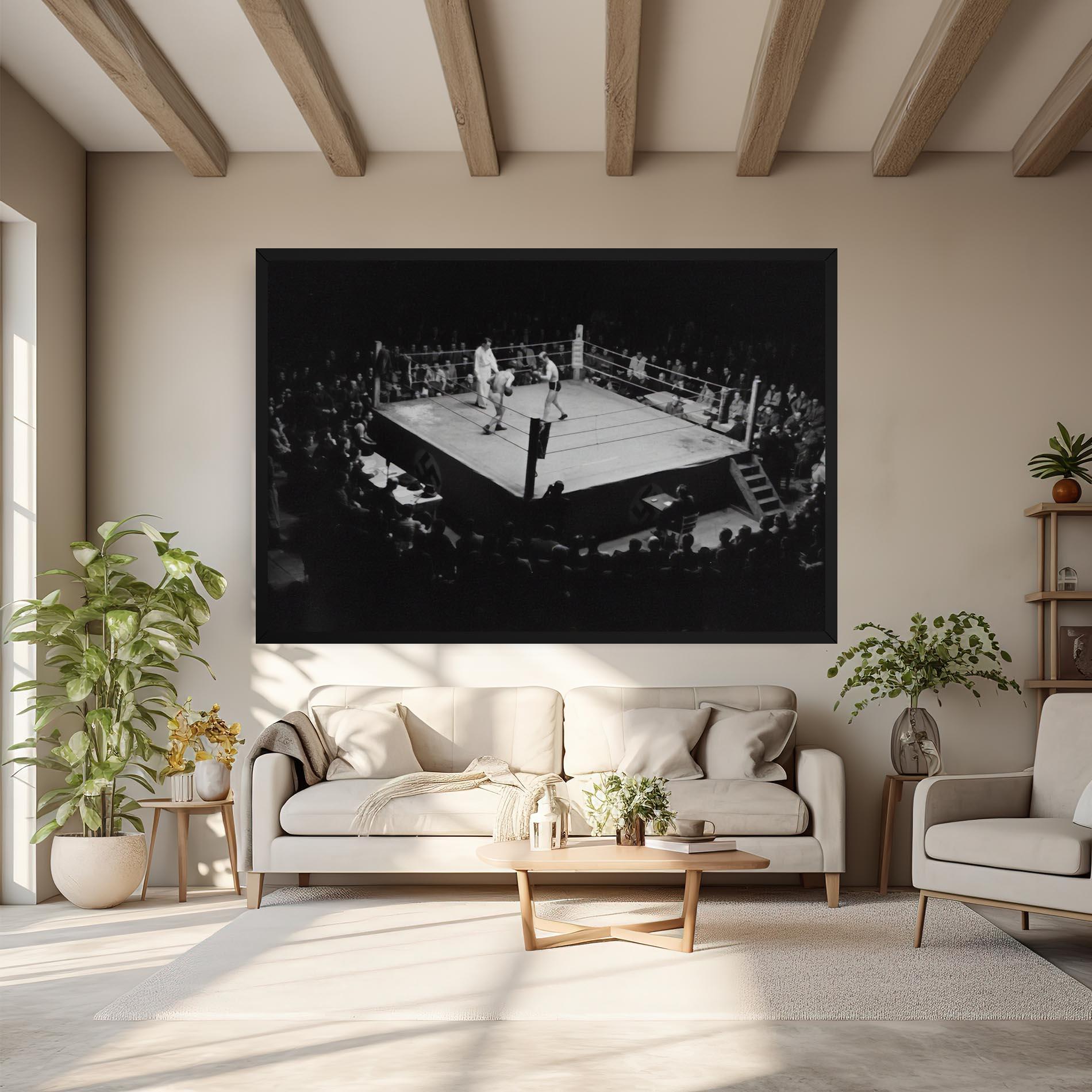 Leinwandbild Grey Ring mockup 6